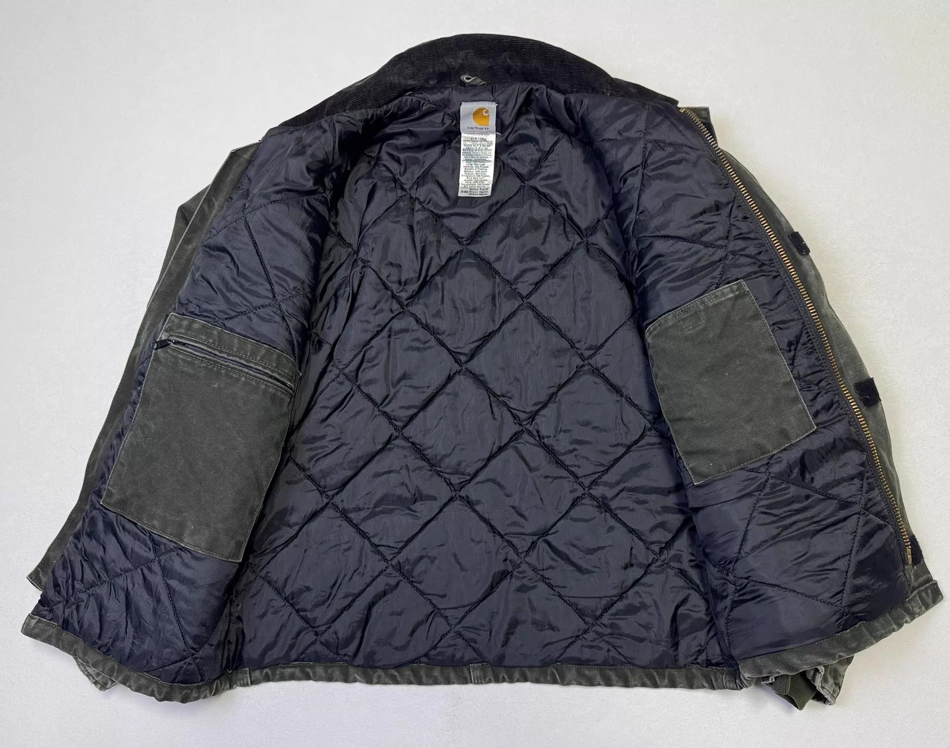 Carhartt Vintage Carhartt J22 Green M Heavy Washed Jacket Size US M / EU 48-50 / 2 - 4 Thumbnail