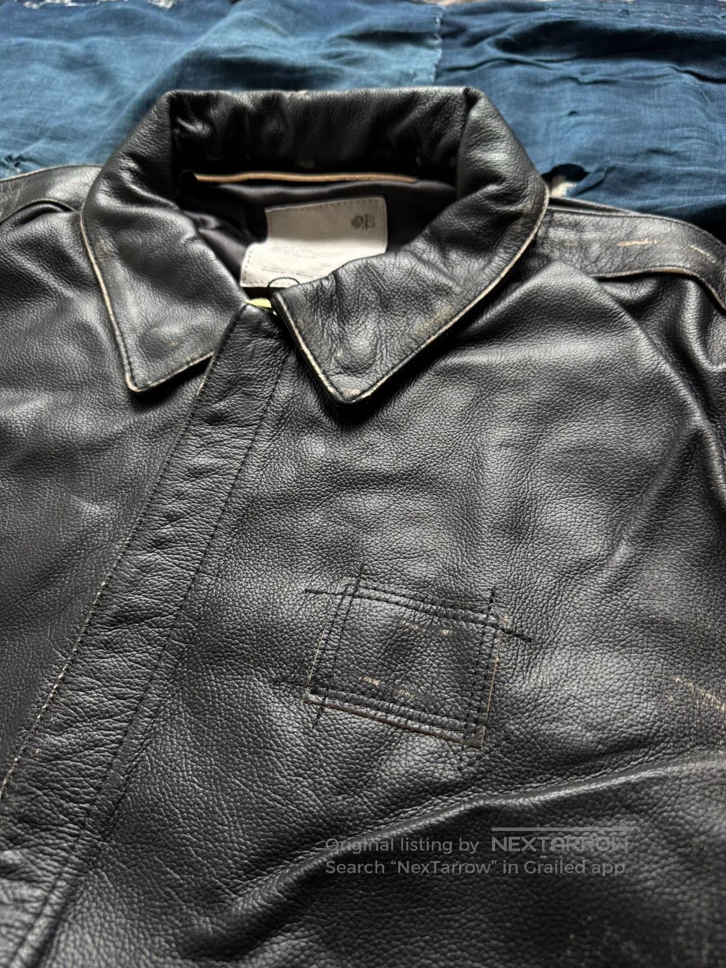 Other MADNESS Leather A2 Aviator Jacket. Size US L / EU 52-54 / 3 - 6 Thumbnail