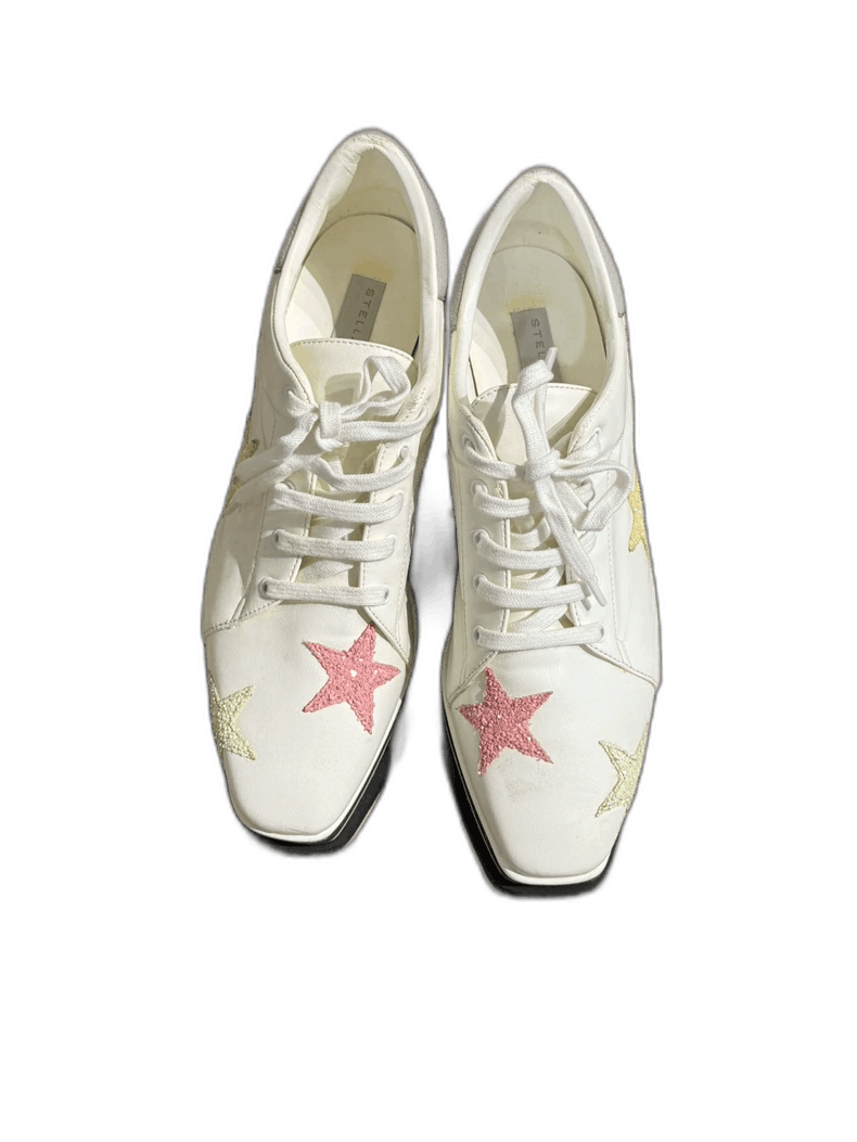Celine Stella McCartney Star Detailed Thick Sole Shoes Size US 5 / IT 35 - 1 Thumbnail