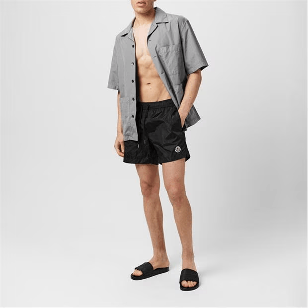 Moncler Logo Swim Shorts Size US 40 / EU 56 - 3 Thumbnail