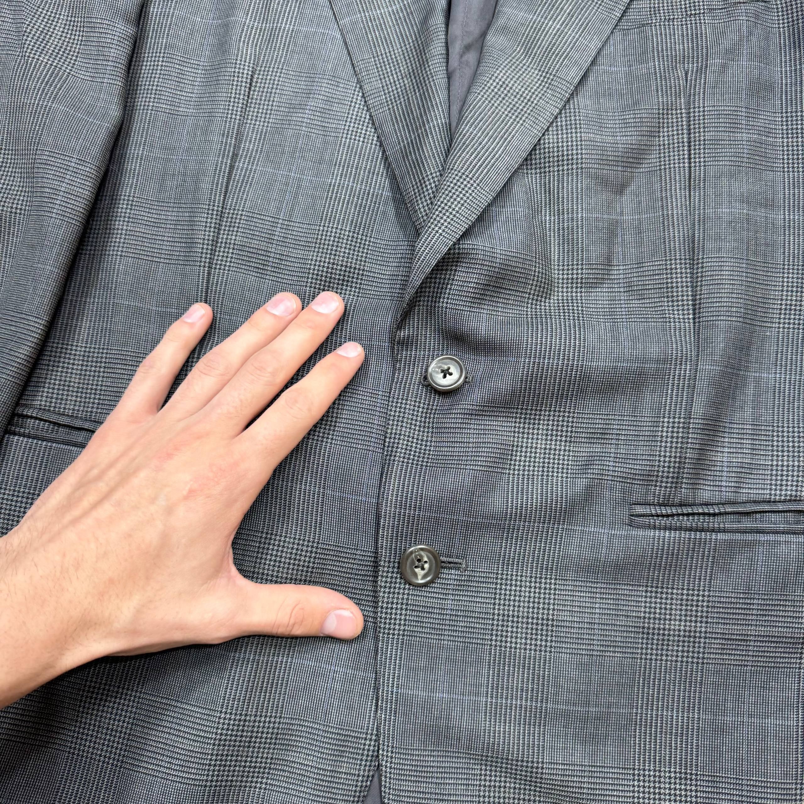 Ermenegildo Zegna Ermenegildo Zegna Vintage Navy Wool/Silk Blazer Jacket Mens Size US M / EU 48-50 / 2 - 14 Thumbnail