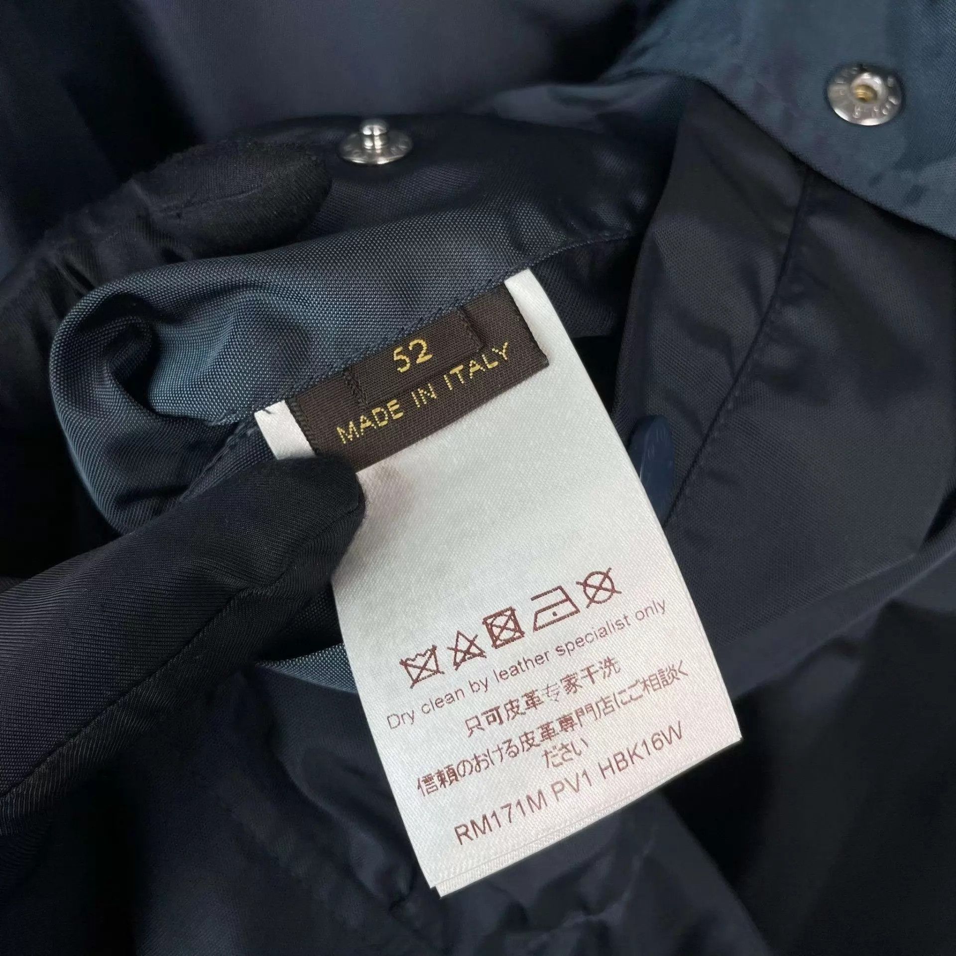 Louis Vuitton LV Polyester Blue 52 Jacket Size US L / EU 52-54 / 3 - 5 Thumbnail