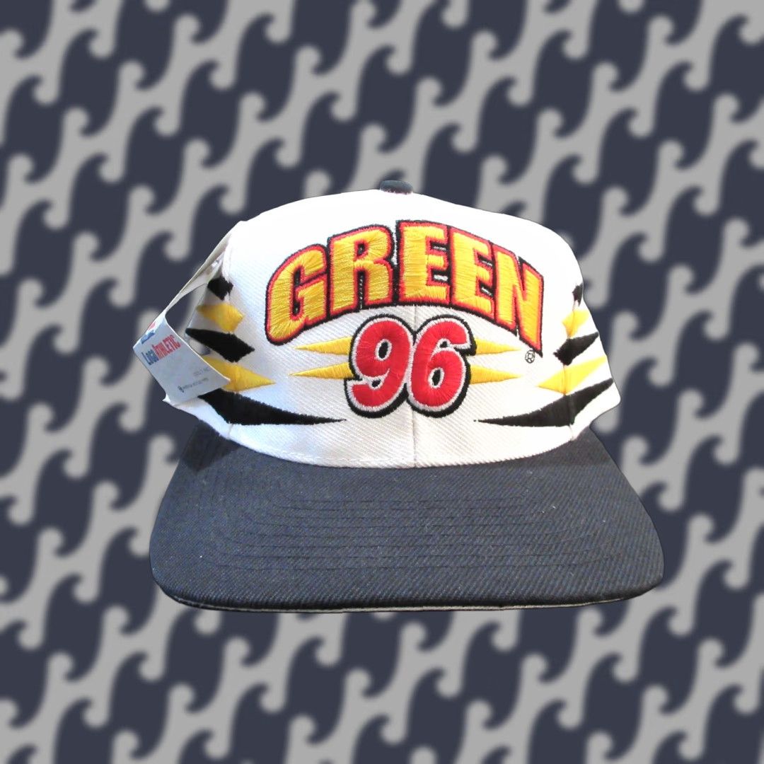 Logo Athletic VINTAGE Nascar Hat Cap Snap Back Race Car David Green ...