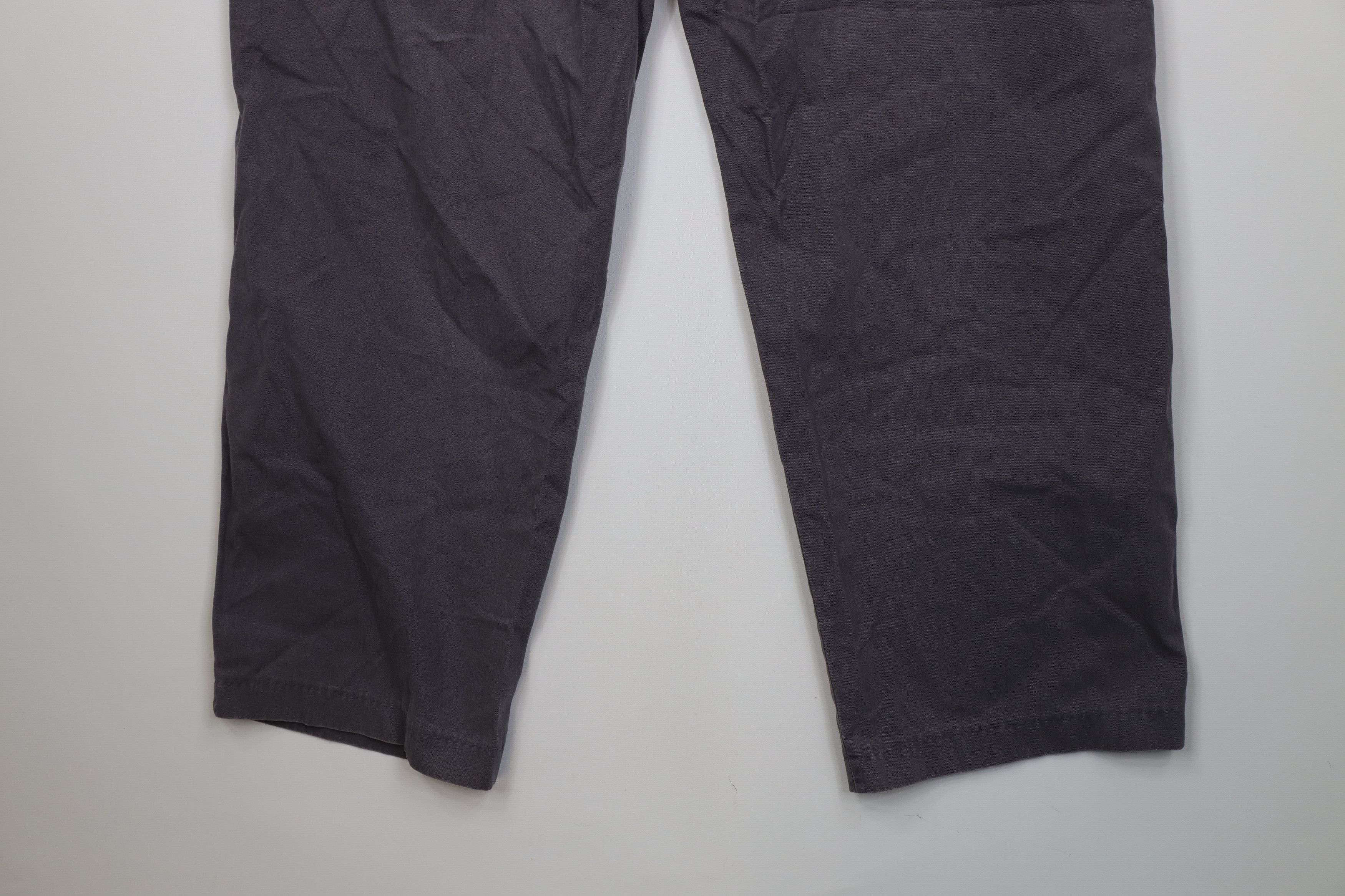 Eddie Bauer AS IS Vintage 90s Eddie Bauer Wide Leg Chino Pants Gray USA Size US 42 / EU 58 - 12 Thumbnail