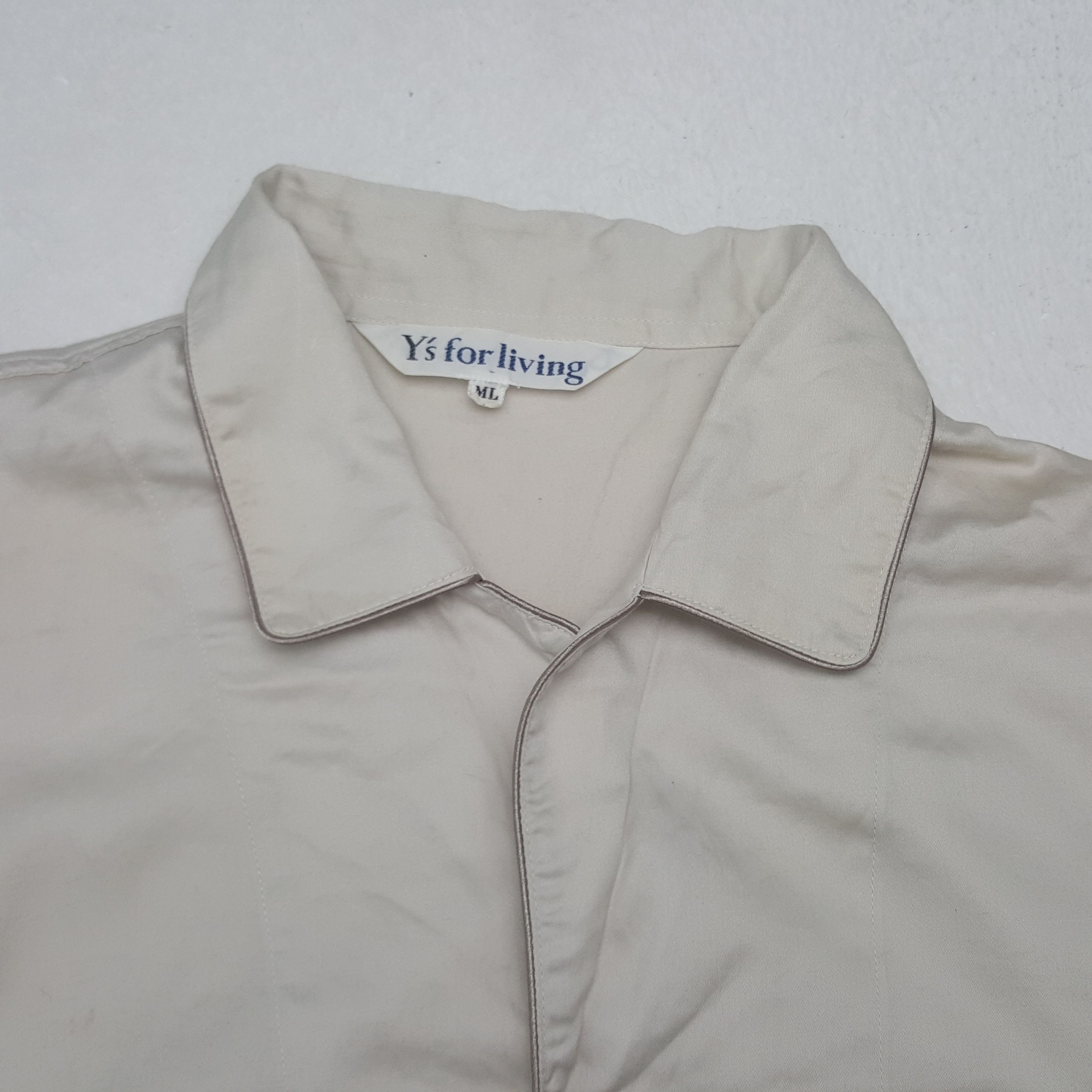 Yohji Yamamoto Vintage Ys For Living Japanese Sleepwear Pijamas Shirt Size US M / EU 48-50 / 2 - 4 Thumbnail