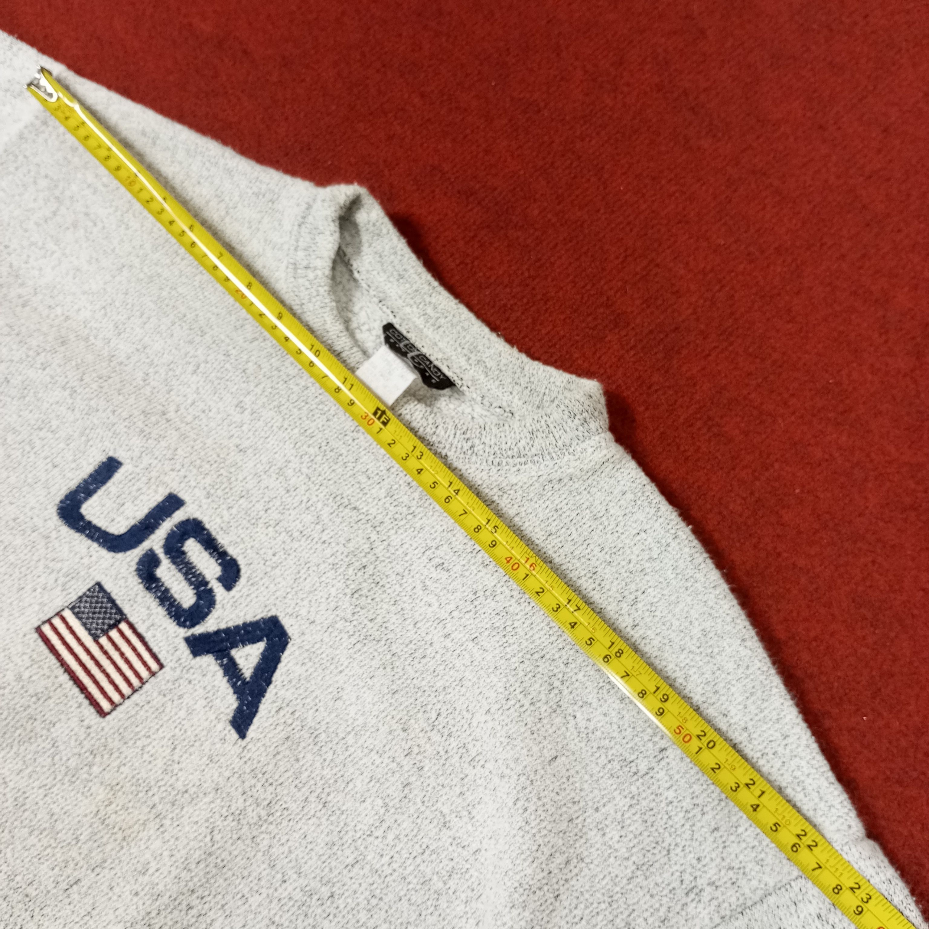 Vintage USA Center Design Sweatshirt Size US M / EU 48-50 / 2 - 10 Thumbnail