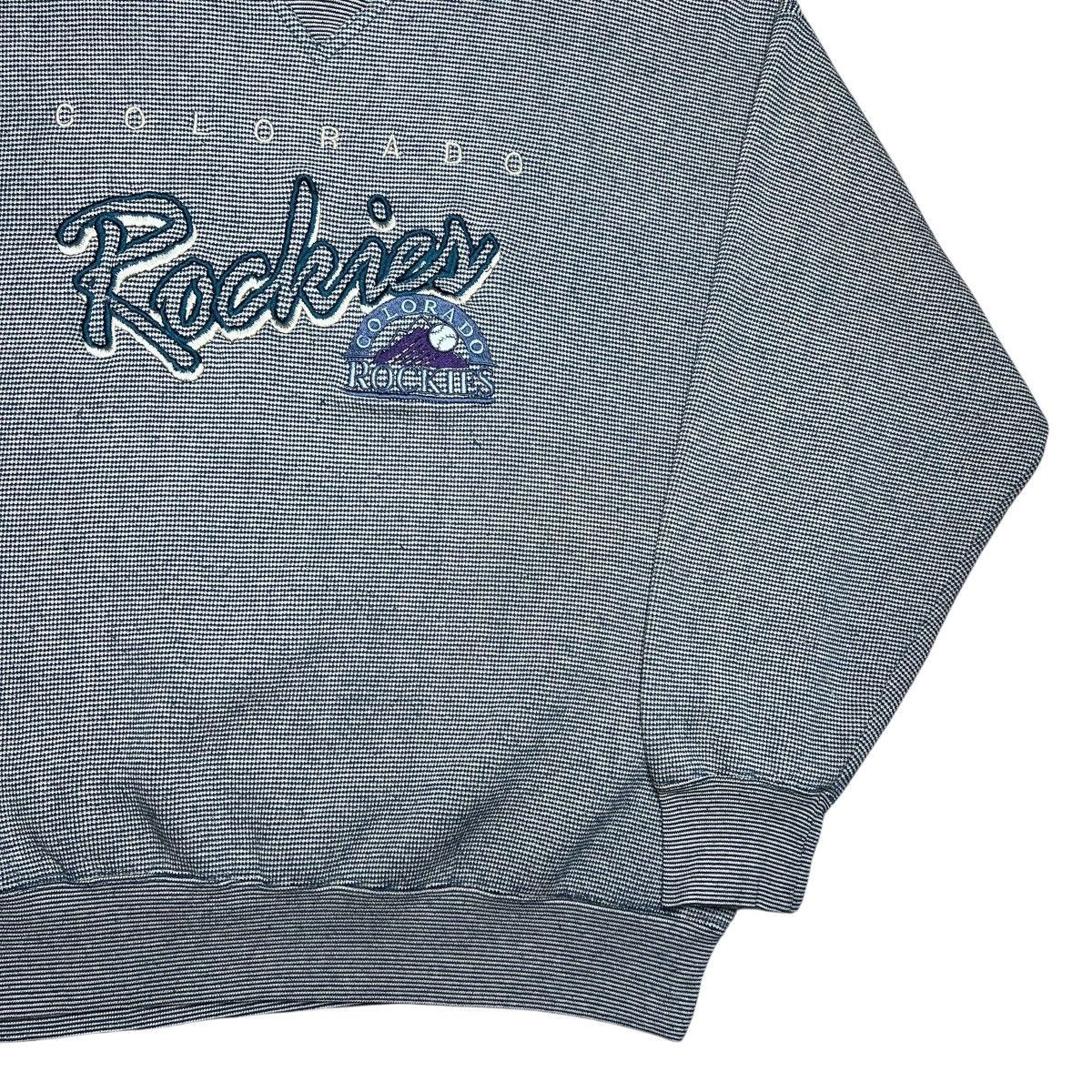 MLB 1990s MLB Colorado Rockies Lee Sport Embroidered Sweatshirt Size US XL / EU 56 / 4 - 17 Thumbnail