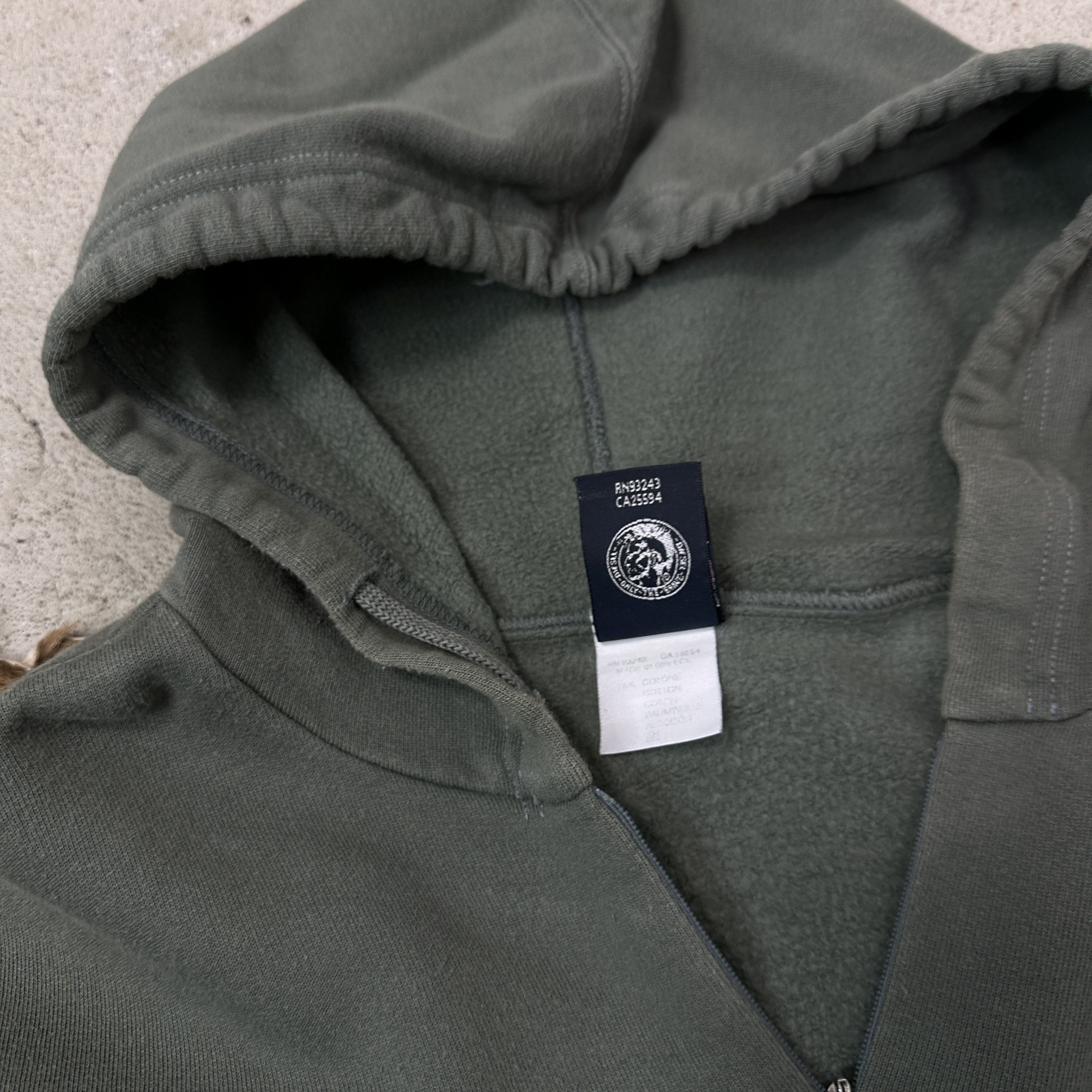 Diesel Vintage Streetwear Oversize Diesel Sub Zero Hoodie 00s Size US XL / EU 56 / 4 - 6 Thumbnail