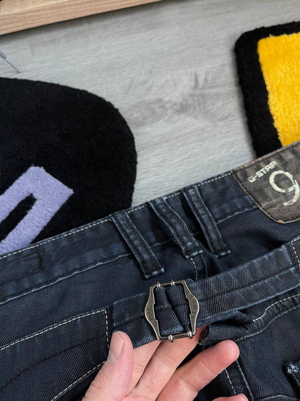 G-Star × Streetwear × Vintage G-Star Raw Men's Tapered Embro 96 Denim Y2K Jeans Size US 30 / EU 46 - 6 Thumbnail