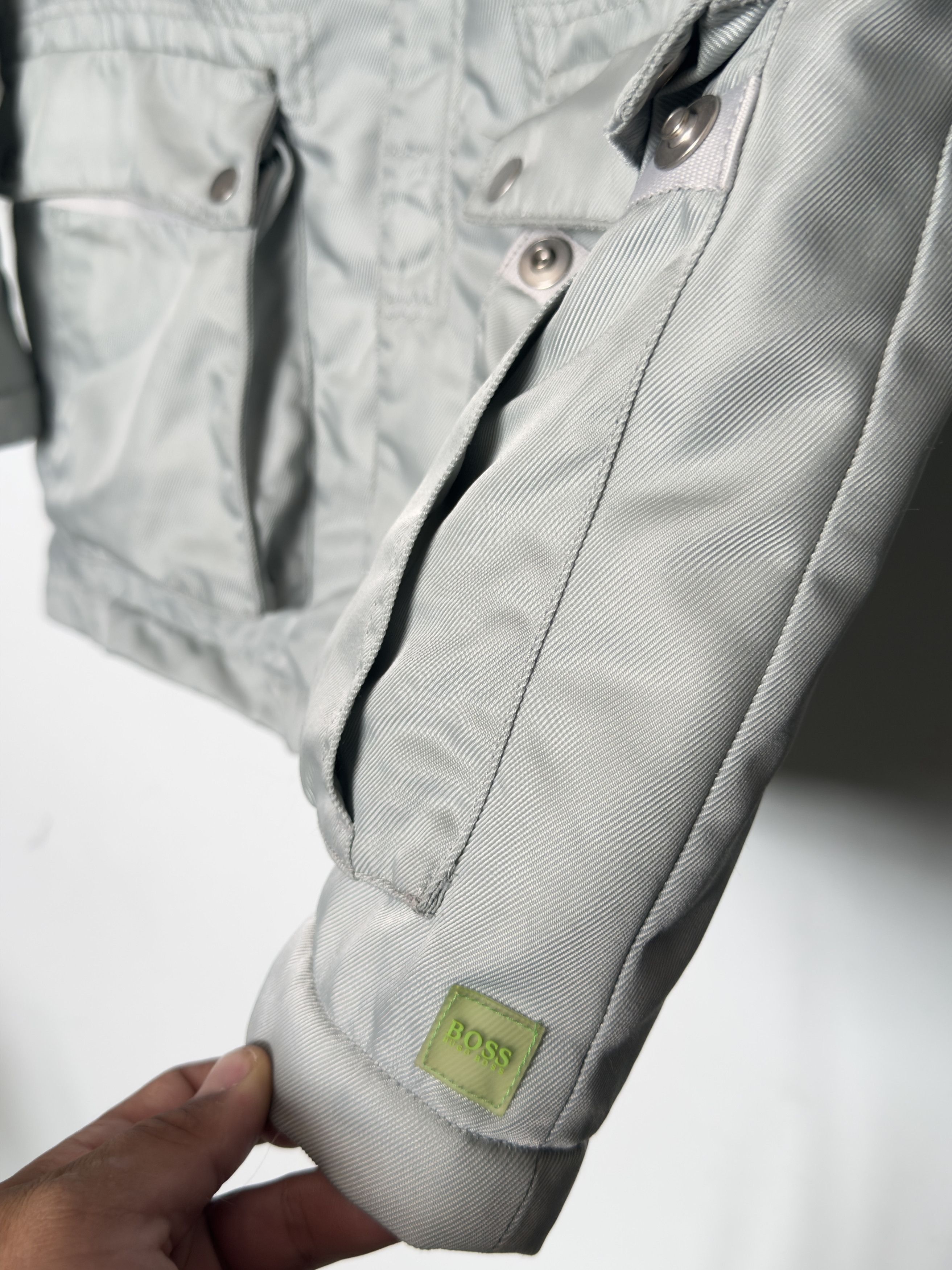 Hugo Boss 🔥 Hugo boss puffer down jacket parka ice blue size L Size US L / EU 52-54 / 3 - 17 Thumbnail