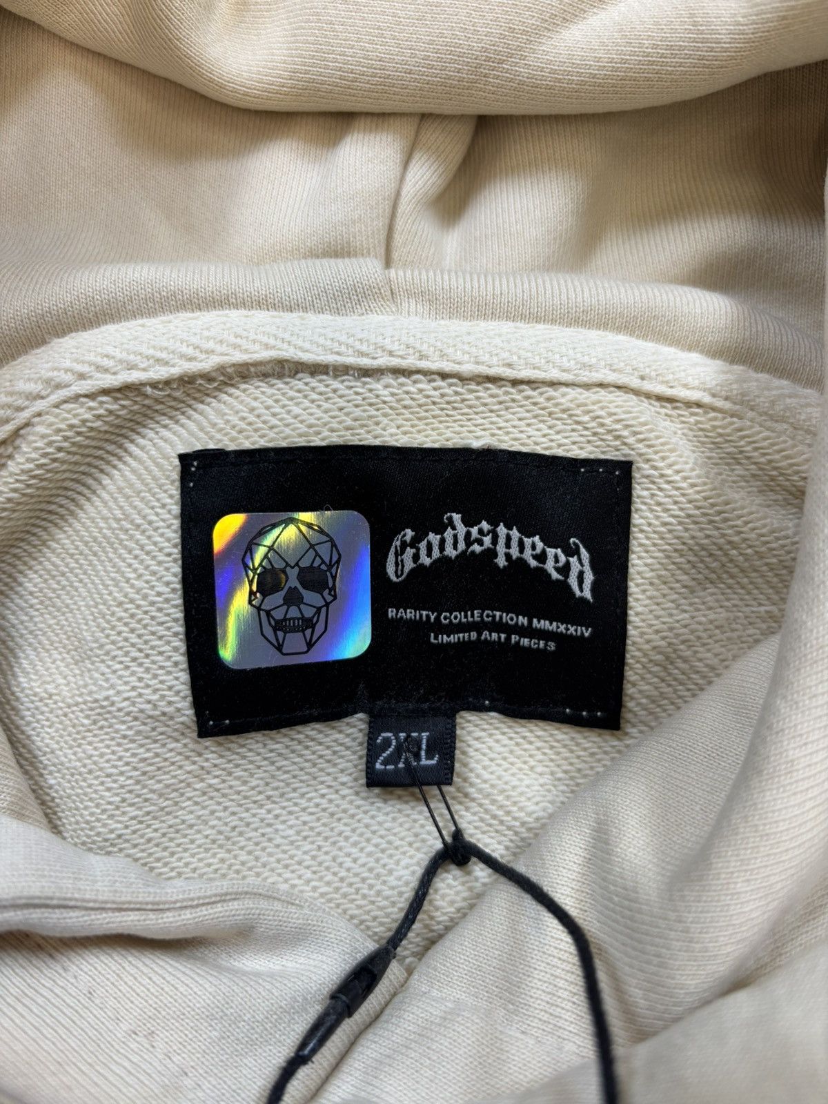 Godspeed Godspeed Artificial Love Hoodie, Bone Size US XXL / EU 58 / 5 - 8 Thumbnail