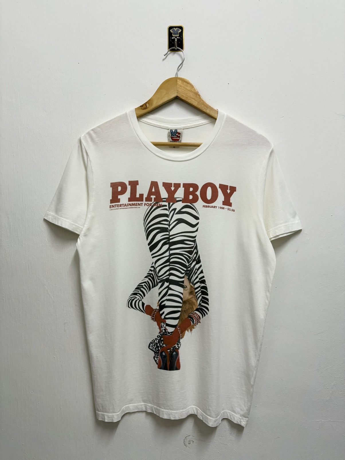 Hysteric Glamour 2000's Junk Food - Playboy for Men / Pop Magazine T-Shirt Size US S / EU 44-46 / 1 - 1 Thumbnail