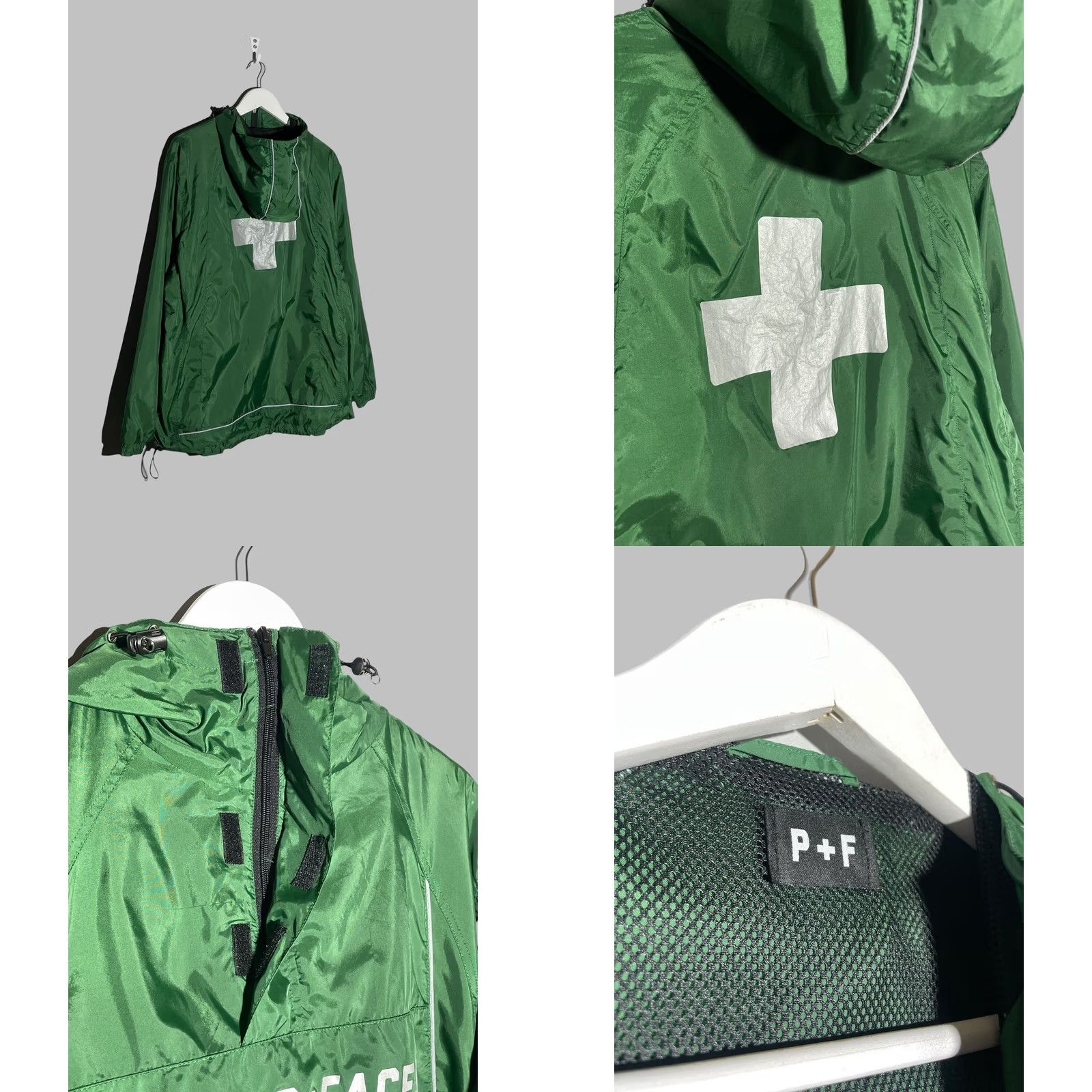 Places + Faces Places + Faces Men’s Reflective Anorak Jacket L Shirt Size US L / EU 52-54 / 3 - 8 Thumbnail