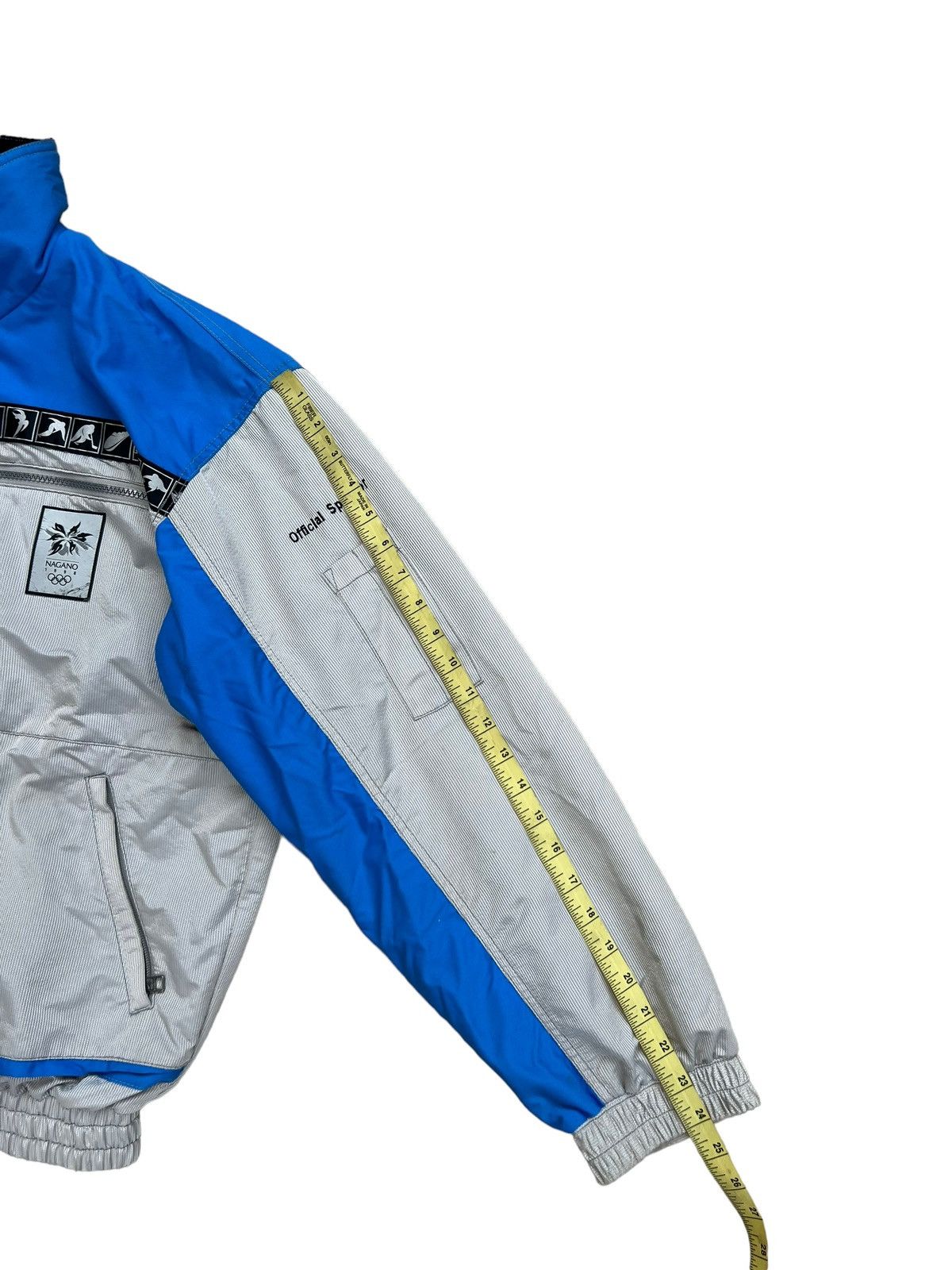 Mizuno 1998 Nagano Olympic Mizuno Official Sponsor Bomber Jacket Size US L / EU 52-54 / 3 - 4 Thumbnail