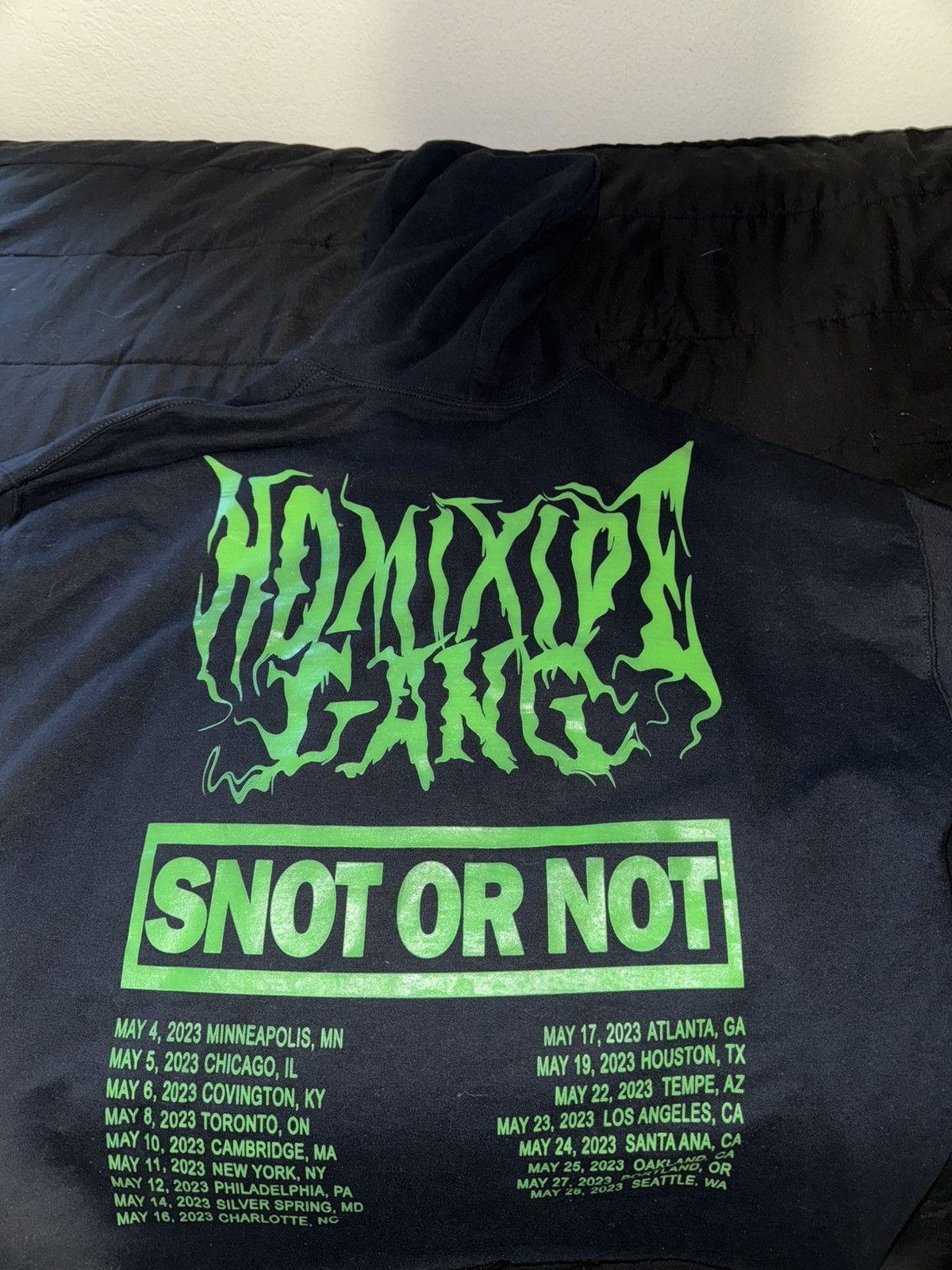 Destroy Lonely × Ken Carson HOMIXIDE GXNG SNOT OR NOT TOUR SWEATER Size US XL / EU 56 / 4 - 2 Thumbnail