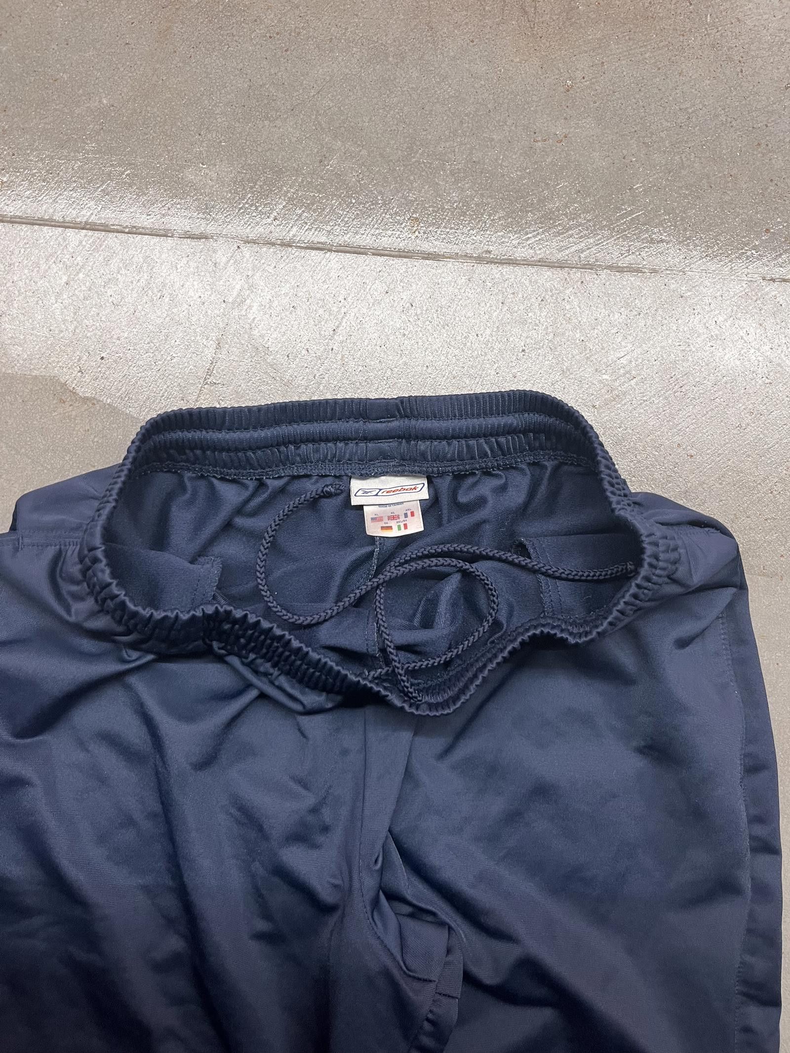 Reebok Y2K Vintage Reebok Baggy Wide Leg Trackpants Navy XL Size US 36 / EU 52 - 4 Thumbnail