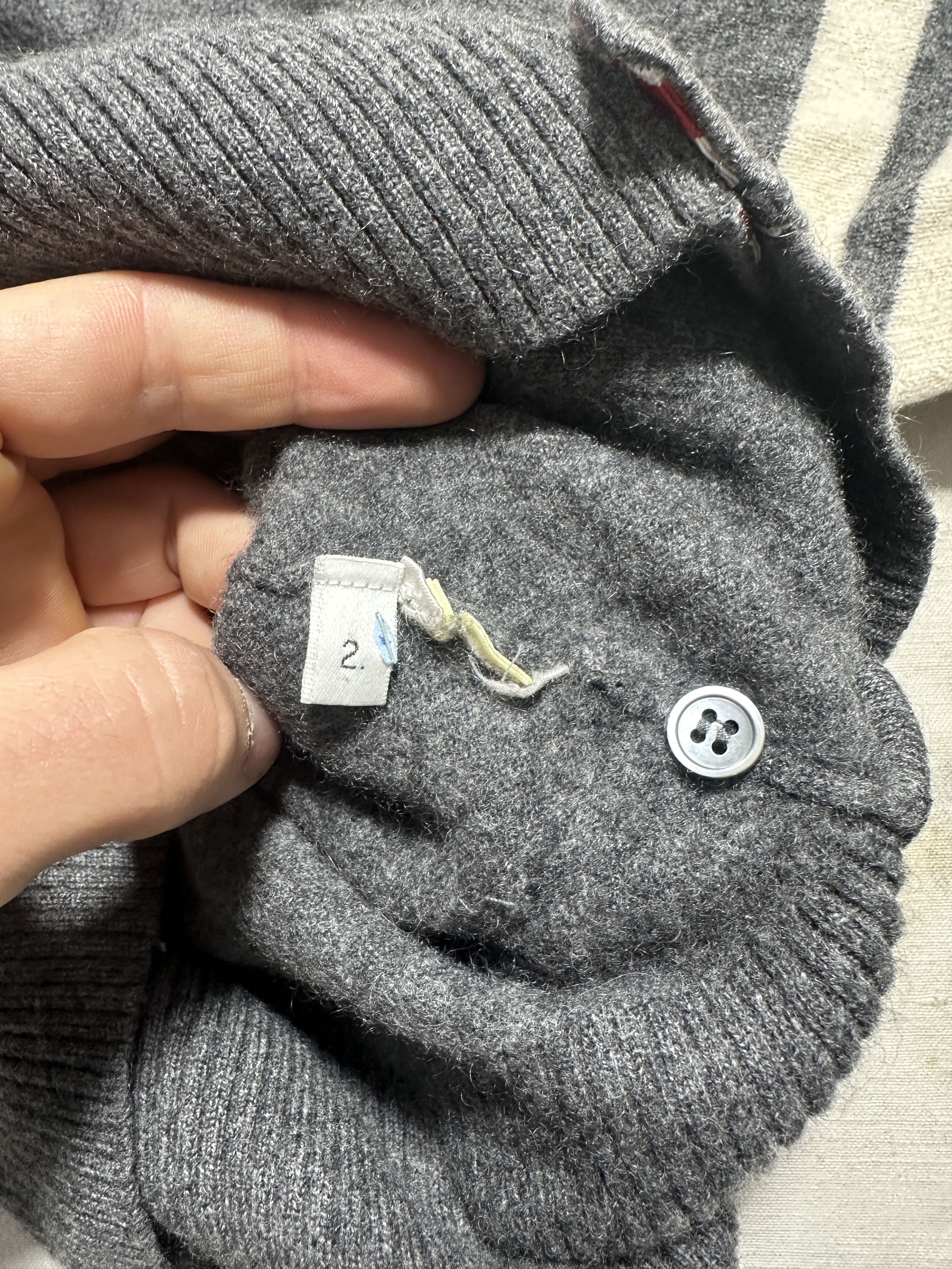 Thom Browne Thom Browne Cashmere 4-Bar Stripe Cardigan Size 2 Scotland Size US M / EU 48-50 / 2 - 11 Thumbnail