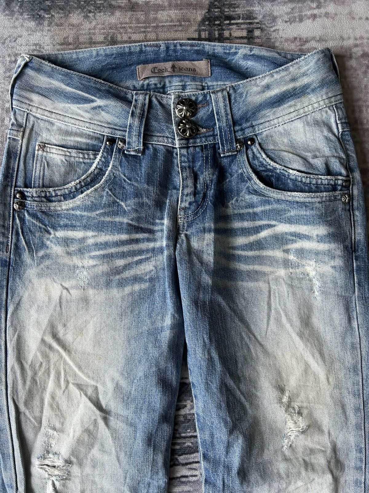 If Six Was Nine Cook & Jeans washed Punk Jeans Size US 30 / EU 46 - 5 Thumbnail