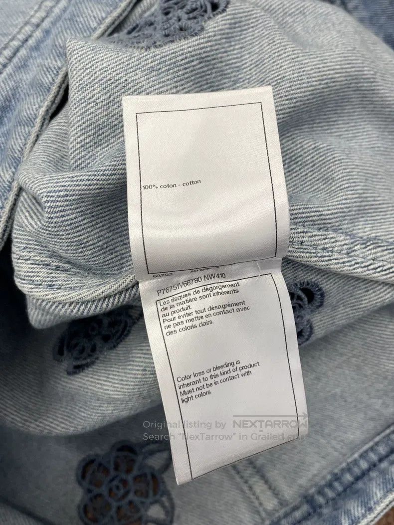 Chanel Chanel 24P popular camellia denim jacket Size XS / US 0-2 / IT 36-38 - 7 Thumbnail