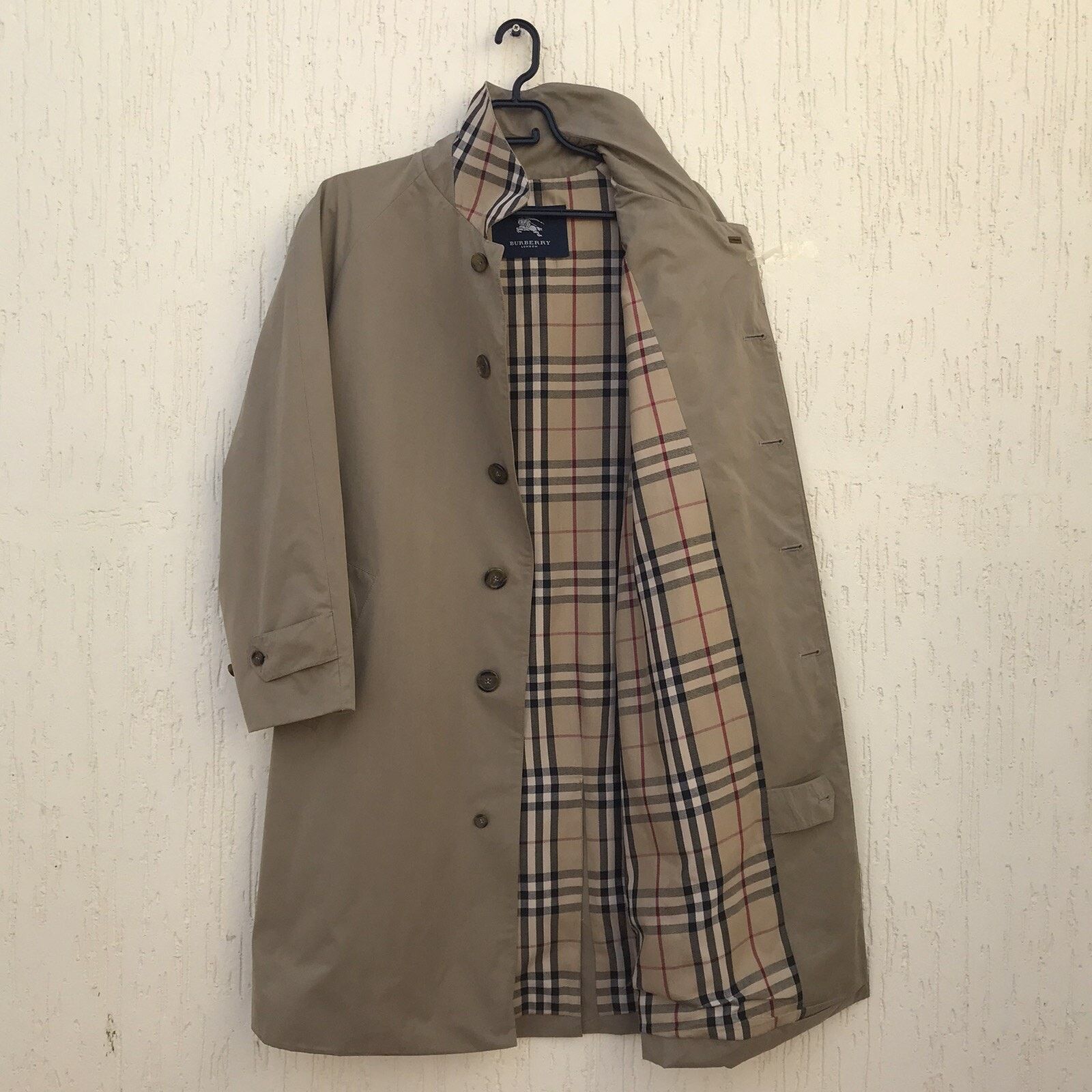 Burberry Burberry london Trench Coat jacket Nova Check overcoat KHAKI Size US L / EU 52-54 / 3 - 1 Thumbnail