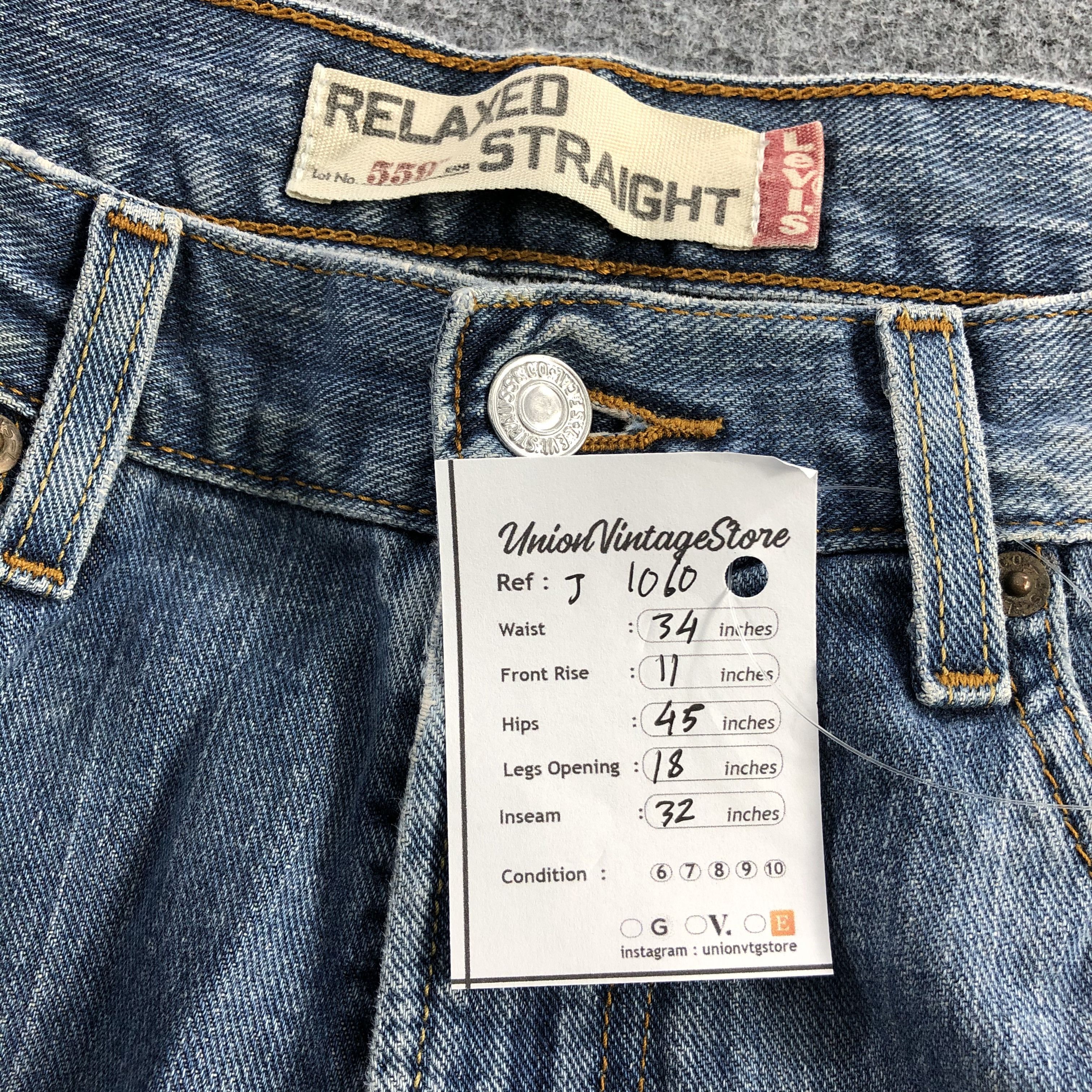 Levi's Vintage Levis Jeans Lot 559 Faded Blue Denim-J1060 Size US 34 / EU 50 - 12 Thumbnail