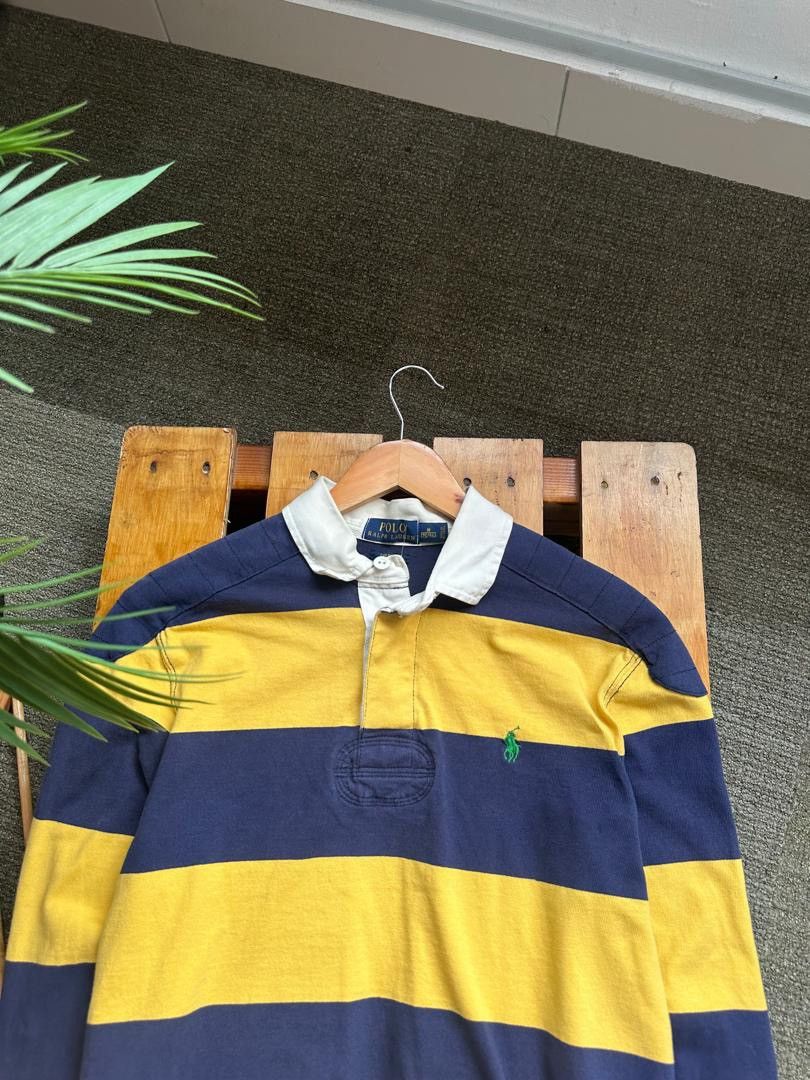 Polo Ralph Lauren × Rugby Ralph Lauren POLO RALPH LAUREN STRIPE RUGBY SHIRT Size US M / EU 48-50 / 2 - 4 Thumbnail