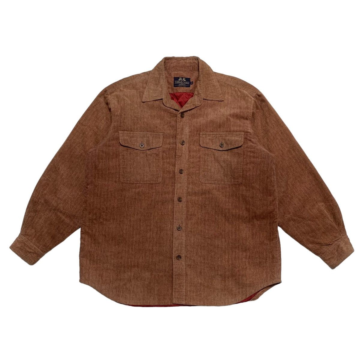 image of Willis Geiger Willis & Geiger Corduroy Jacket in Maroon, Men's (Size Medium)