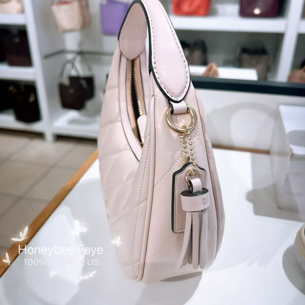 Coach Carmen Mini Crossbody Bag With Quilting CY710 Size ONE SIZE - 4 Thumbnail
