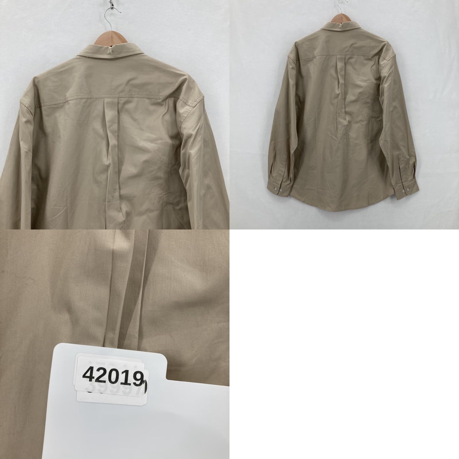 Dockers VINTAGE Dockers Shirt Mens Large Khaki 100% Cotton Button Down Long Sleeve 90s 052175363527 Size US L / EU 52-54 / 3 - 9 Thumbnail