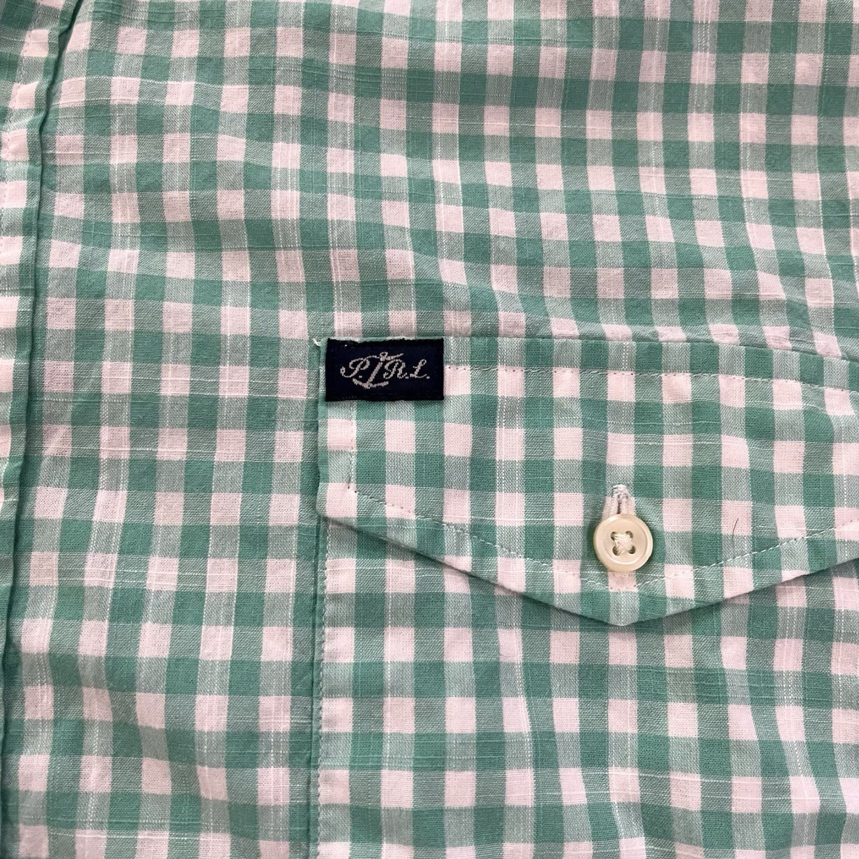 Polo Ralph Lauren Polo Ralph Lauren Shirt Men’s XL Teal Aqua Check Button Up Camp Classic Fit Size US XL / EU 56 / 4 - 3 Thumbnail