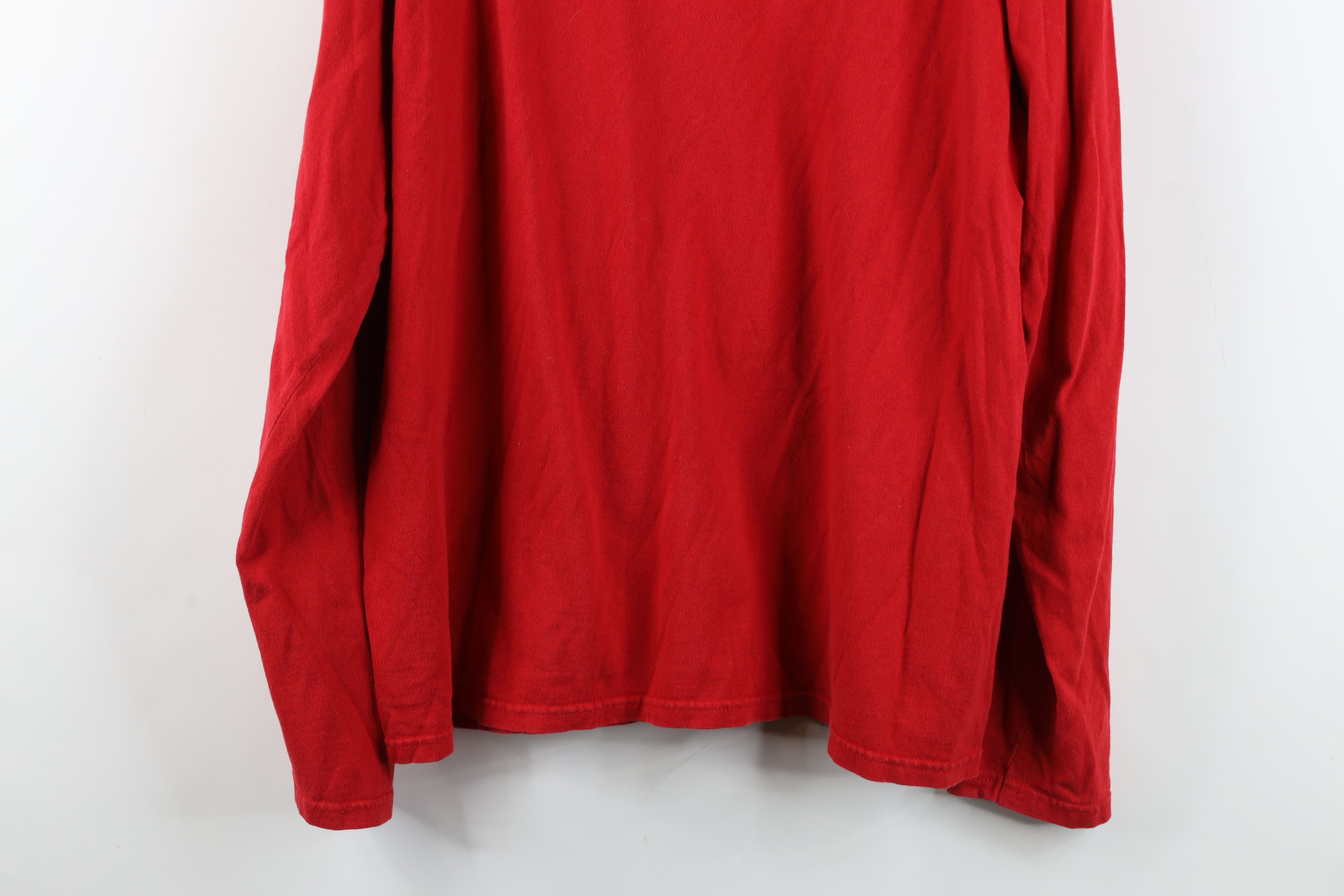 Nautica Vintage 90s Nautica Spell Out Long Sleeve T-Shirt Red Size US M / EU 48-50 / 2 - 15 Thumbnail
