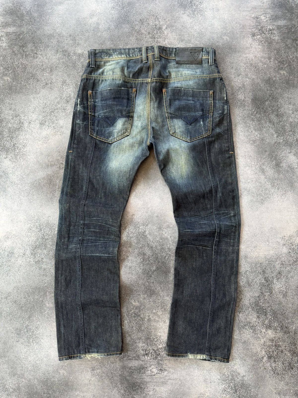 Hysteric Glamour 🔥Guess Distressed Flare Jeans 🔥 Size US 33 - 1 Thumbnail