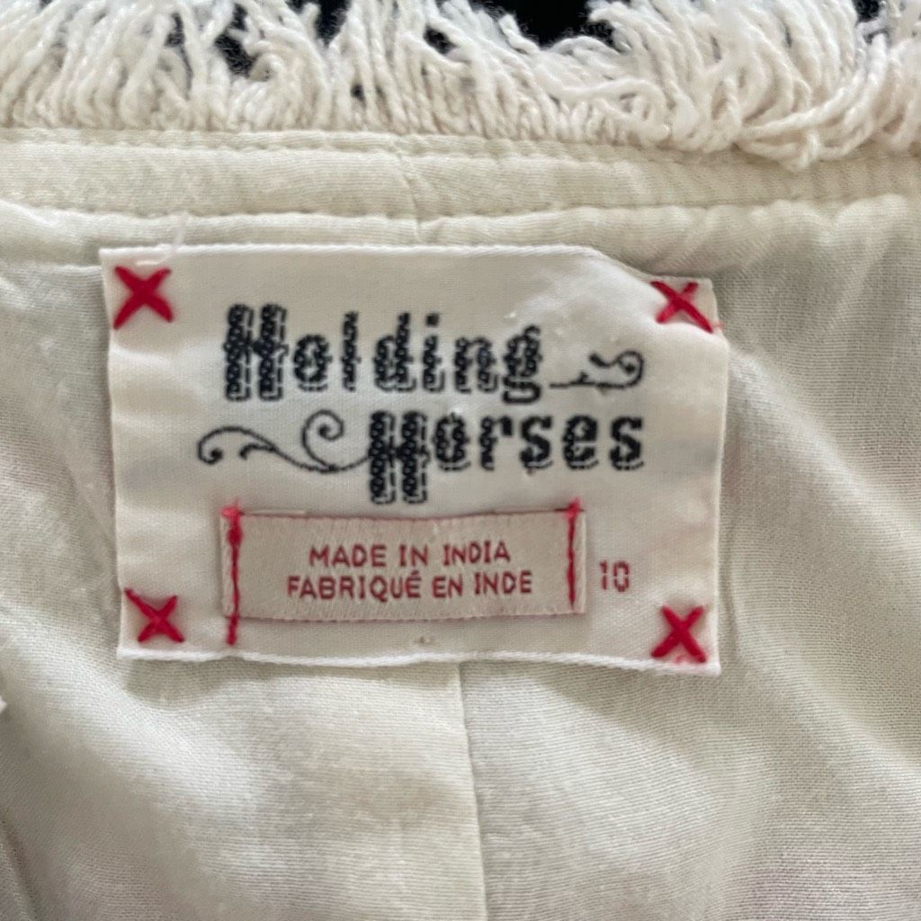 Anthropologie Anthropologie Holding Horses Sleeveless Fringe Shirt Dress $ Size L / US 10 / IT 46 - 7 Thumbnail