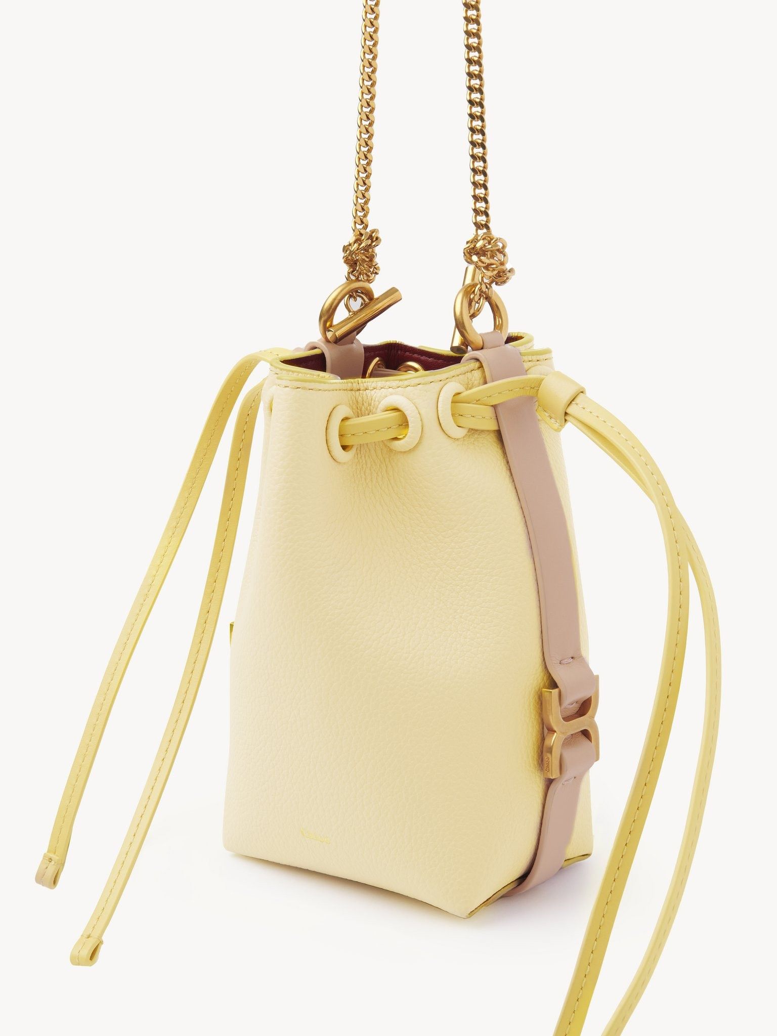 Chloe O1Loc1C0525 Chc23 Size: Os / Marcie Micro Bucket Bag in Yellow, Women's