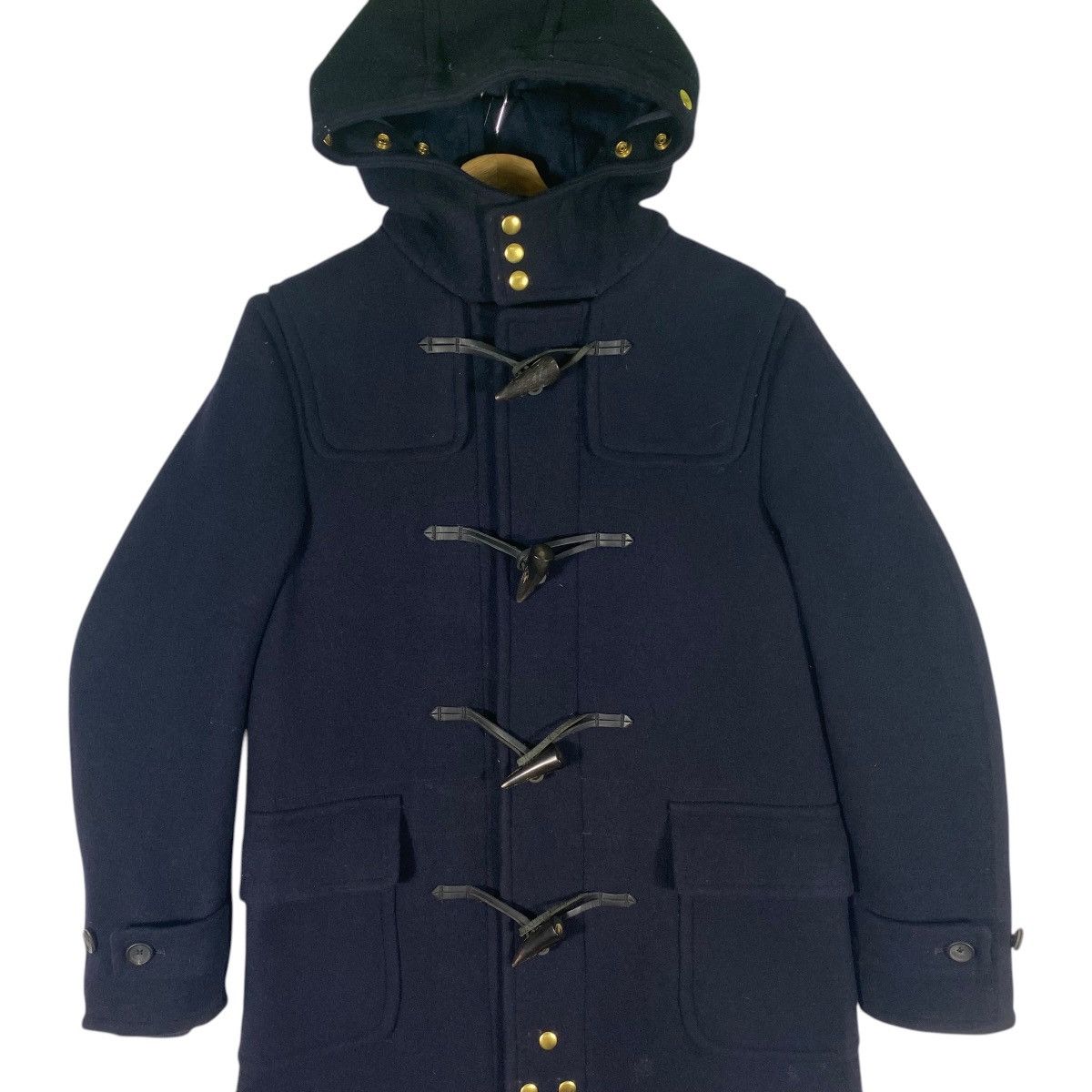 MasterPiece Masterpiece Japan Wool Duffer Coat Hoodie Toggle Jacket Size US S / EU 44-46 / 1 - 4 Thumbnail