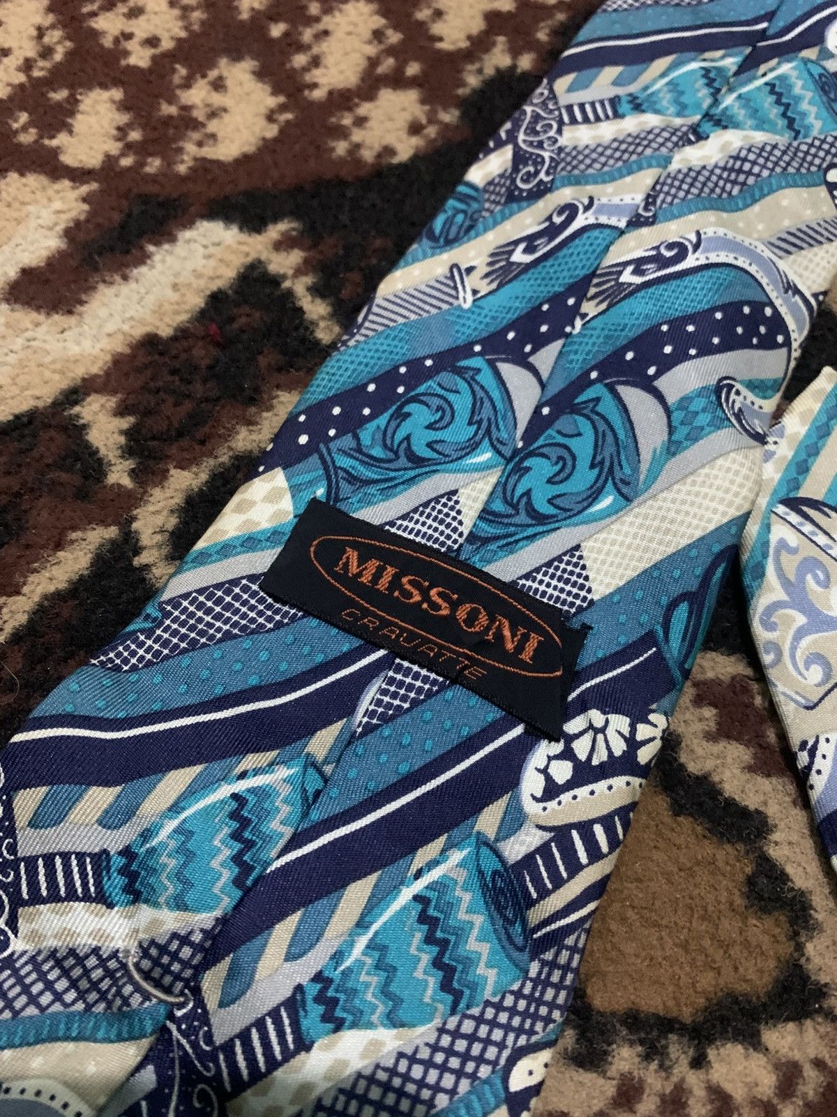 Missoni 1990s Ties Missoni Paisley Size ONE SIZE - 3 Thumbnail