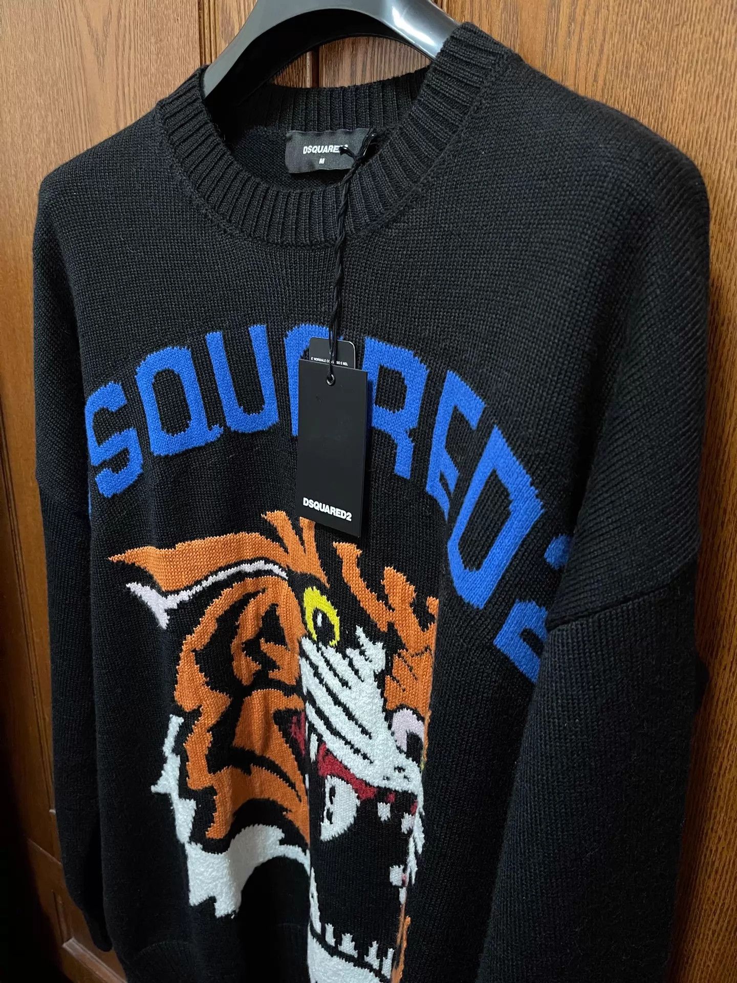 Dsquared2 Dsquared2 D2 Oversized Tiger Head Embro Sweater M/L NWT Size US M / EU 48-50 / 2 - 5 Thumbnail
