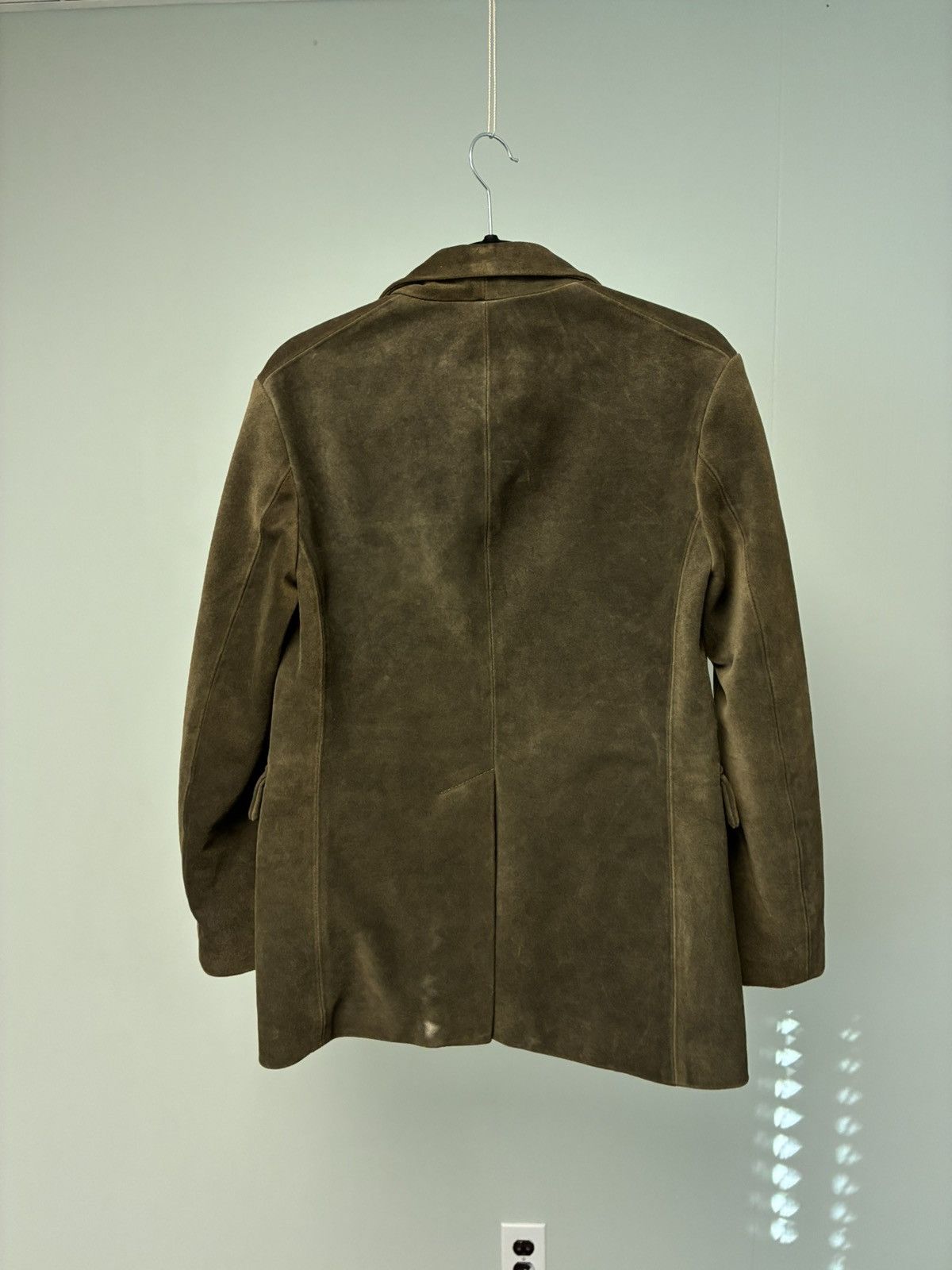 R13 Shrunken Leather Suede Blazer Jacket Medium Size XS / US 0-2 / IT 36-38 - 14 Thumbnail