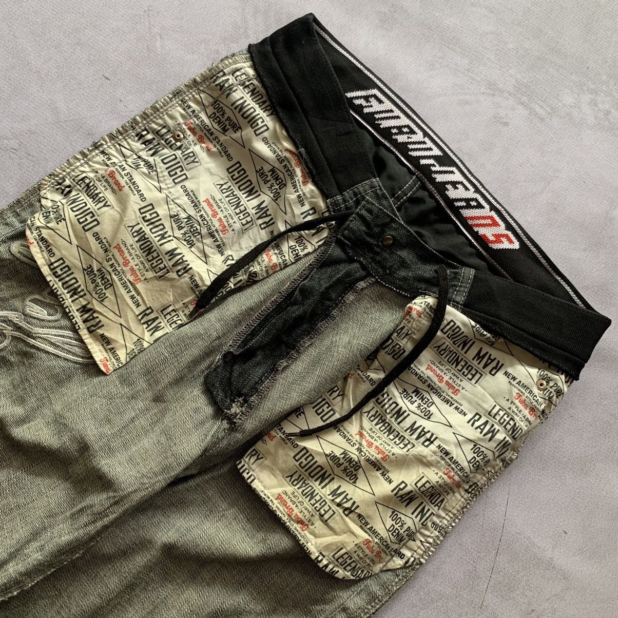 Fubu Fubu x Ford GT Denim Jeans Size US 30 / EU 46 - 8 Thumbnail