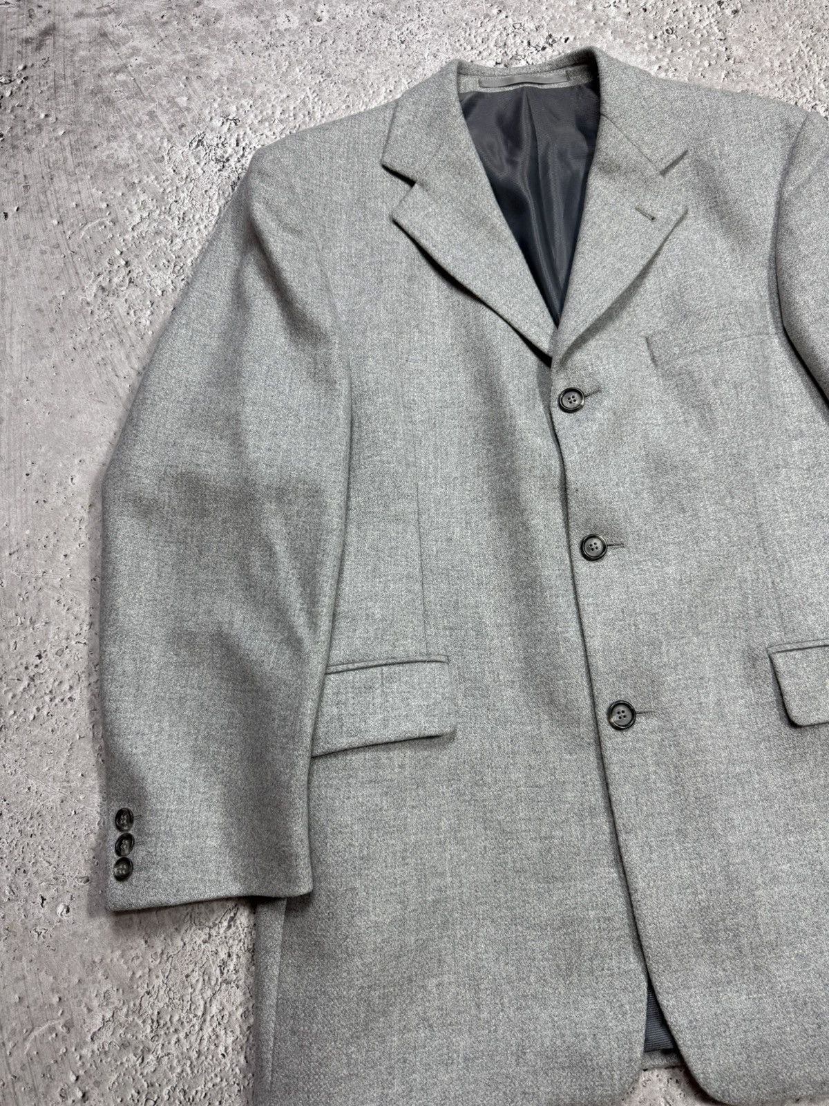 Other Stones Cashmere Virgin Wool Blend Blazer Jacket Vintage 48 Size US L / EU 52-54 / 3 - 3 Thumbnail