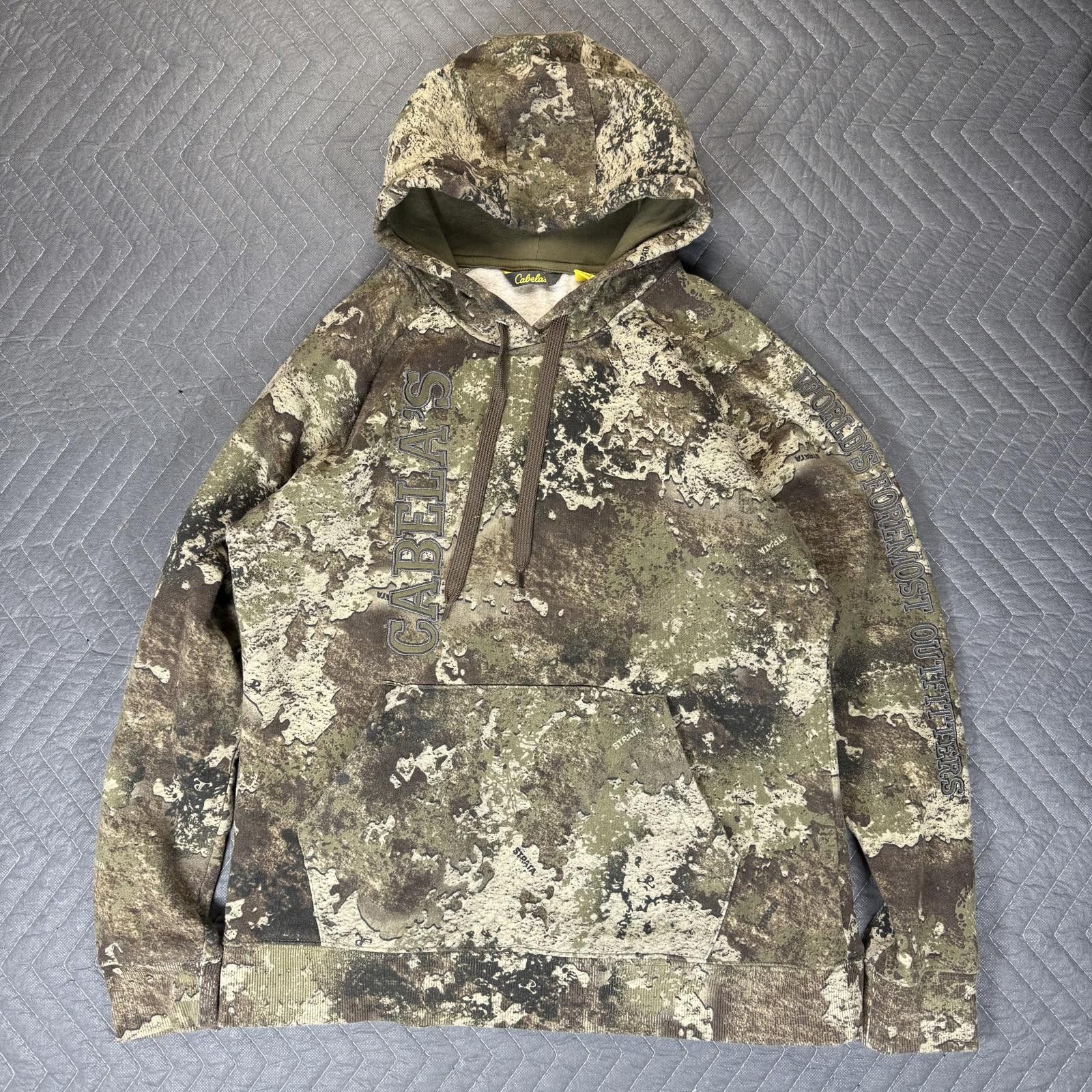 Cabelas Cabela’s Camo Pullover Hoodie Mens Medium Size US M / EU 48-50 / 2 - 1 Thumbnail