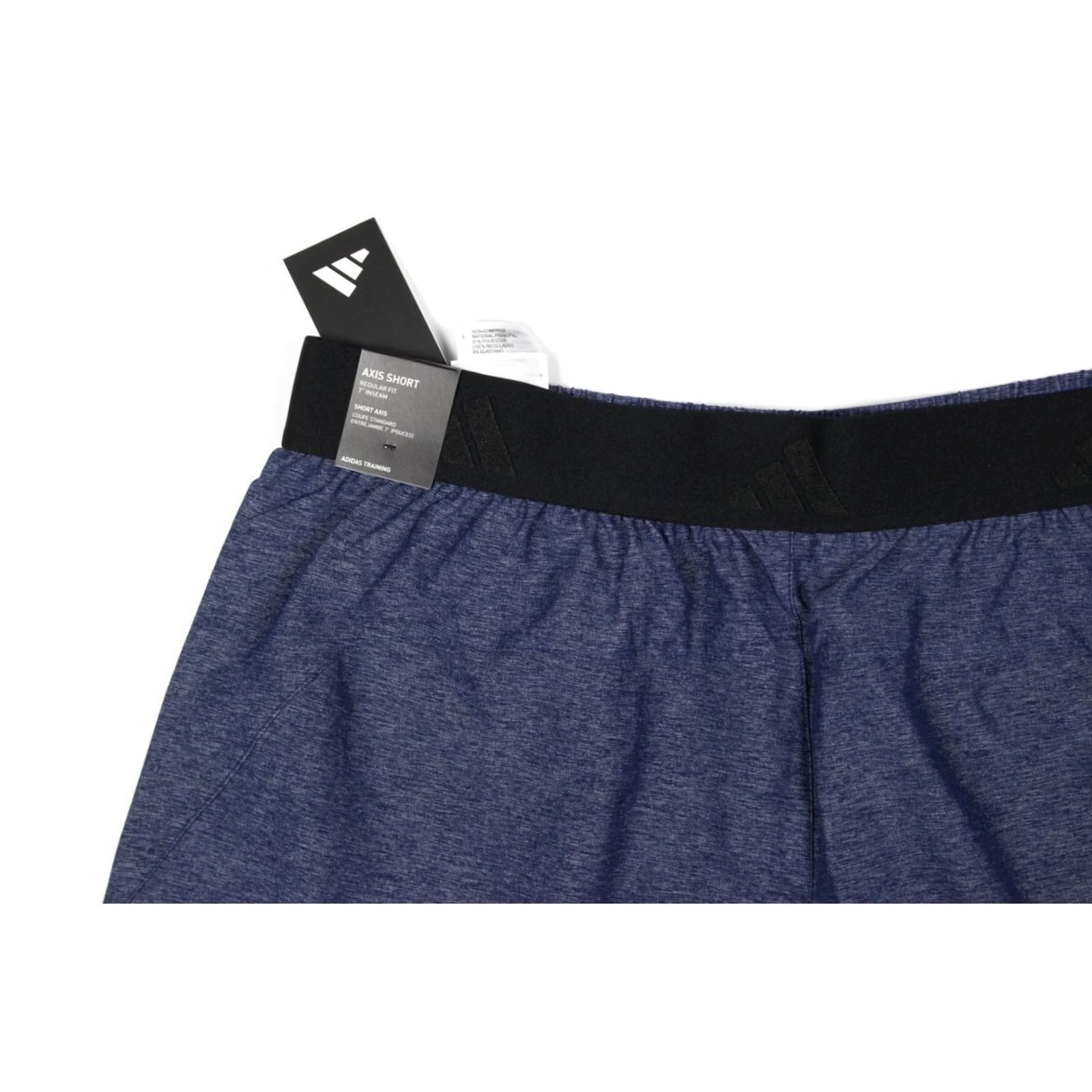 Adidas Adidas Mens Axis Woven 4.0 Shorts Gym Training Large x 7 Blue Heather IS5507 Size US 33 - 3 Thumbnail