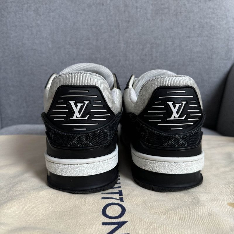 Louis Vuitton Louis Vuitton Panda Print Low-Top Sneakers -2508 Size US 7.5 / EU 40-41 - 3 Thumbnail