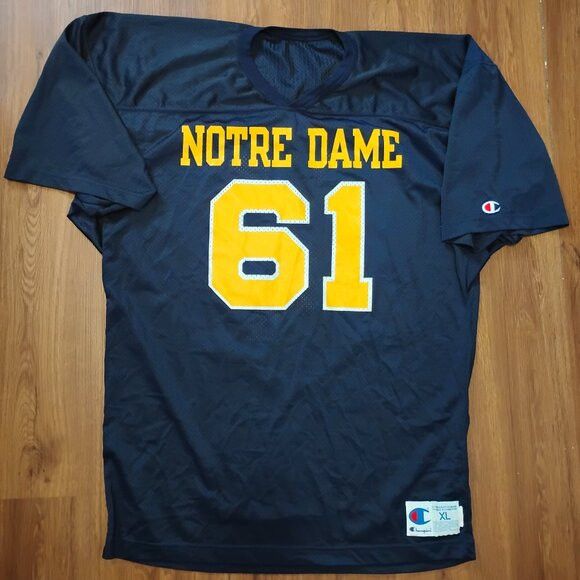 Vintage Champion Notre Dame Fightin' Irish Football Jersey