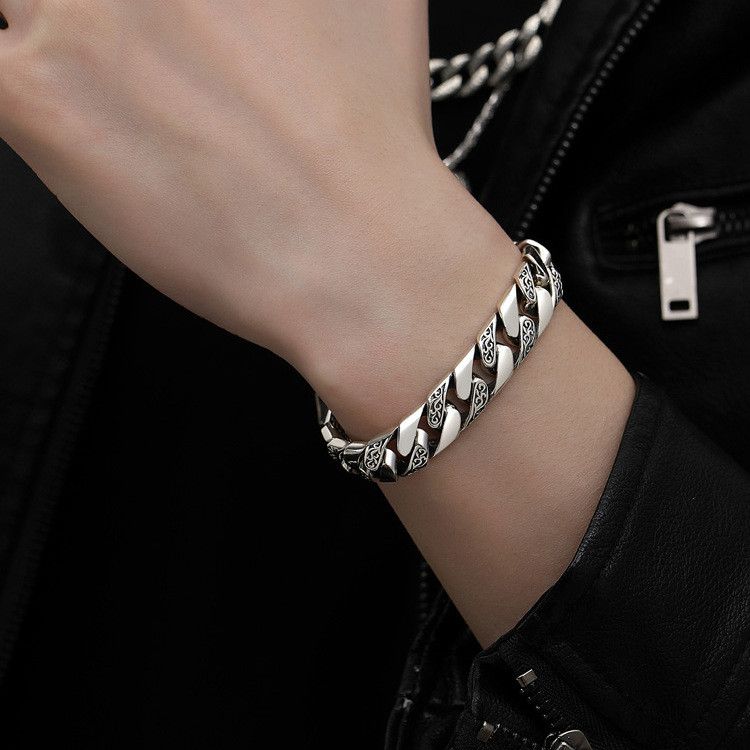 Japanese Brand × Jewelry Eternal Vine Cuban Chain Domineering Thick Bracelet Size ONE SIZE - 5 Thumbnail