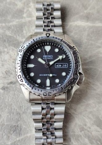 image of Seiko Scuba 7S26-7020 Skx171 Automatic Mens Watch in Silver