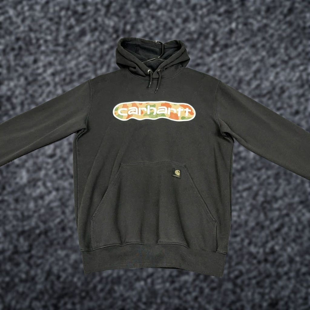 Carhartt Carhartt Hoodie Mens S Black Camo Graphic Logo Pullover Sweatshirt TS5942-M Size US S / EU 44-46 / 1 - 1 Thumbnail