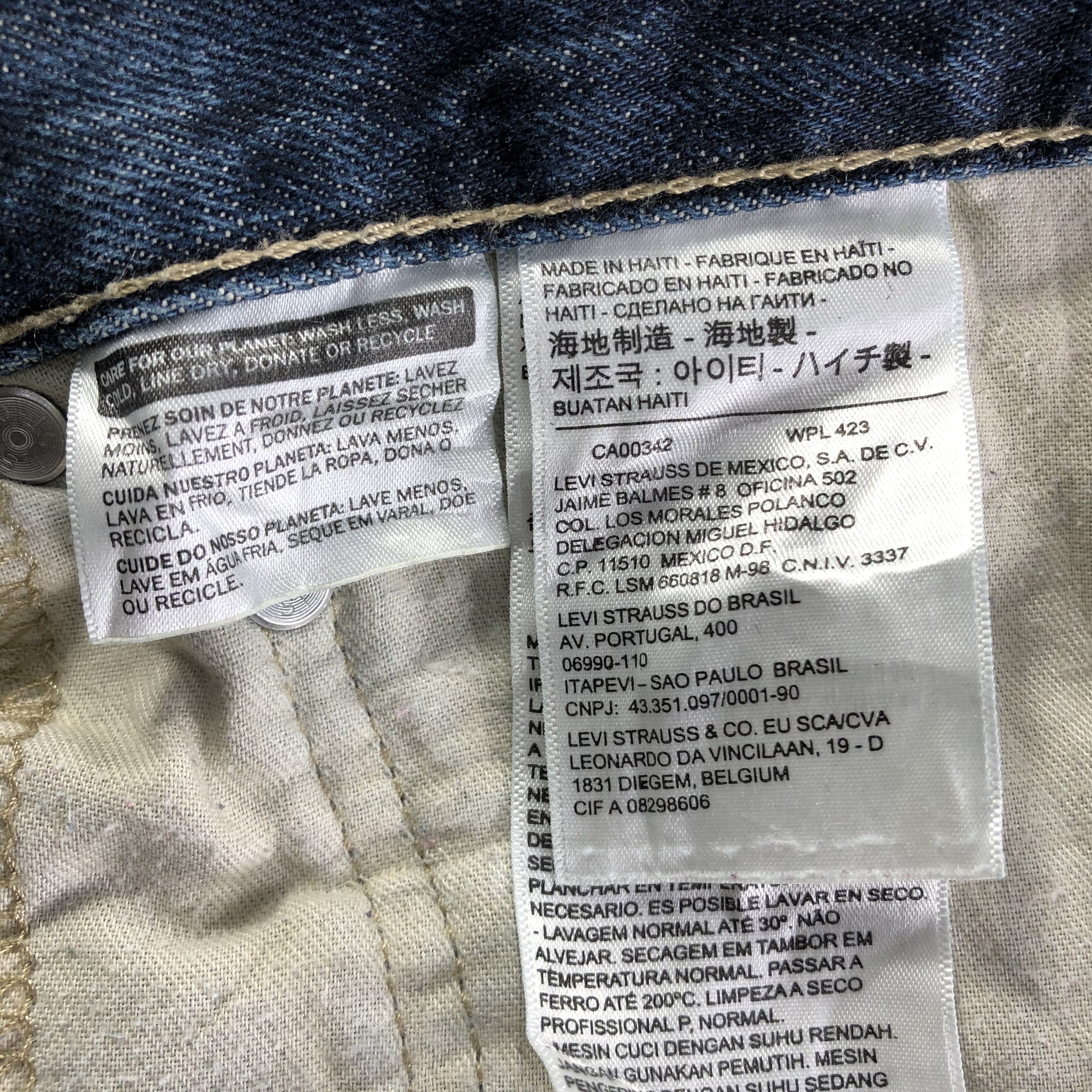 Levi's × Vintage Vintage Blue Wash Levis 527 Flare Jeans-JM3485 Size 39" - 11 Thumbnail