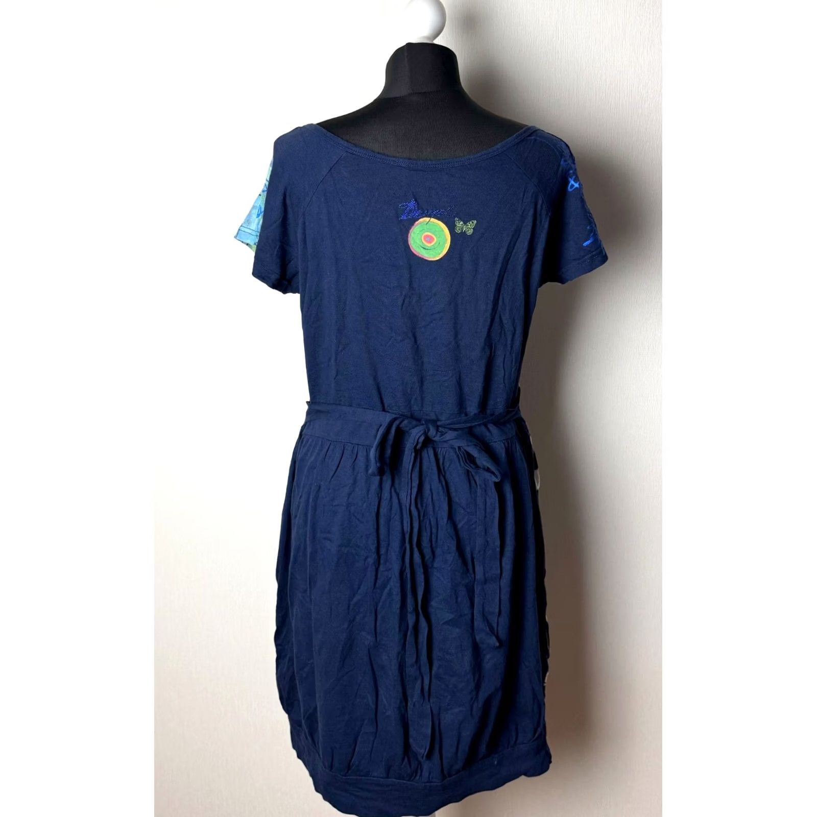 Desigual Desigual multicoloured A-Line Dress Womens Size XL Size XL / US 12-14 / IT 48-50 - 6 Thumbnail