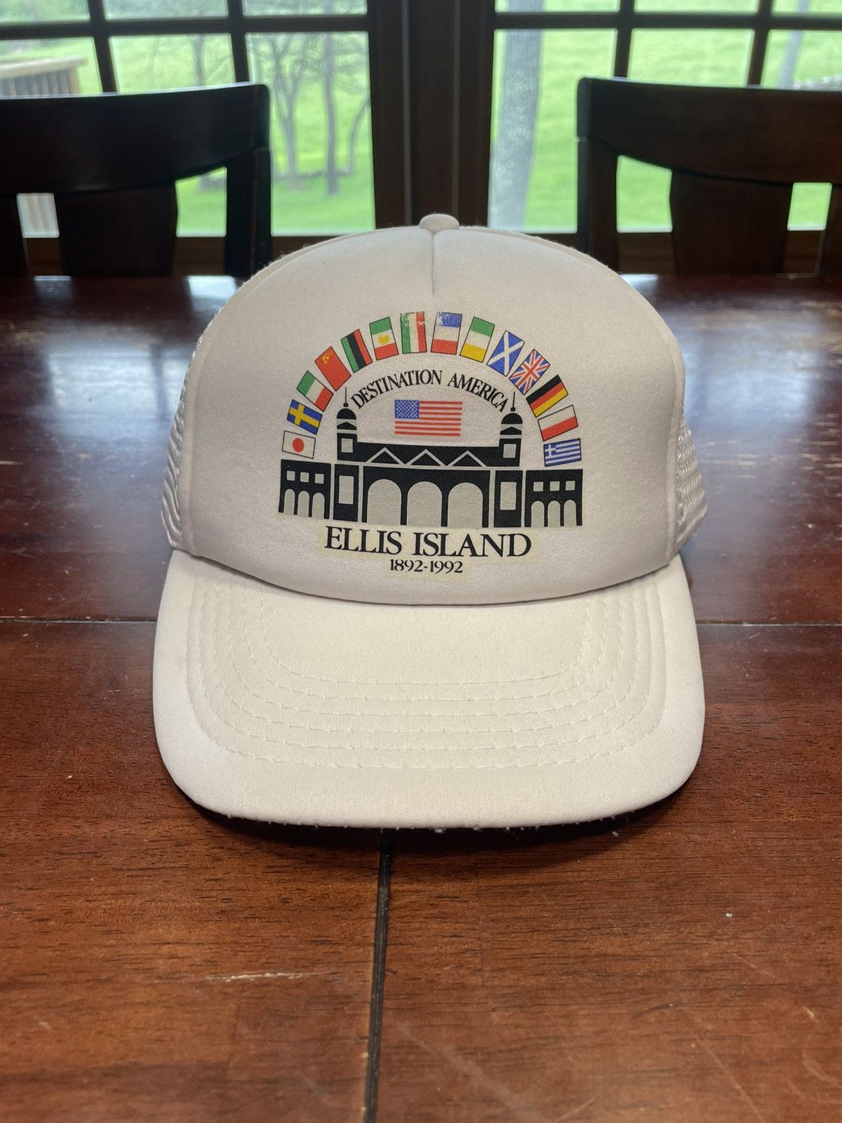 Other “Ellis Island” white trucker hat Size ONE SIZE - 3 Thumbnail